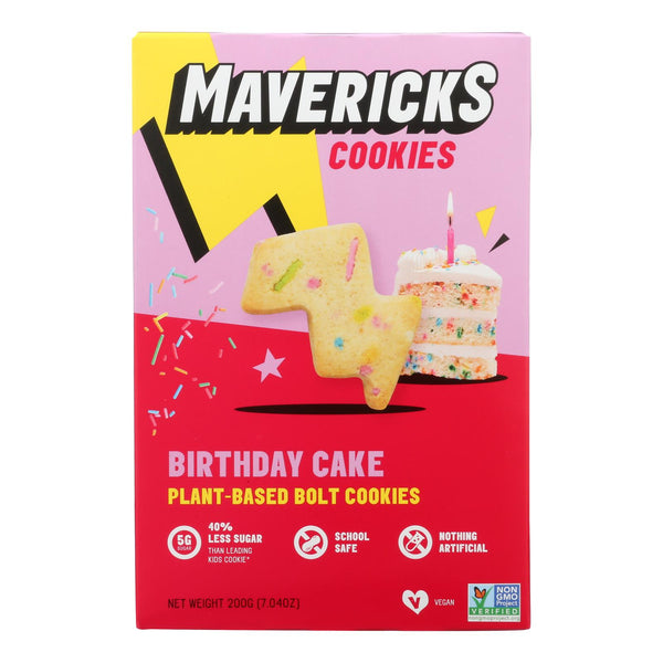 Mavericks Snacks - Cookiez Birthday Cake - Case Of 8-7.04 Oz - GreatEagleInc