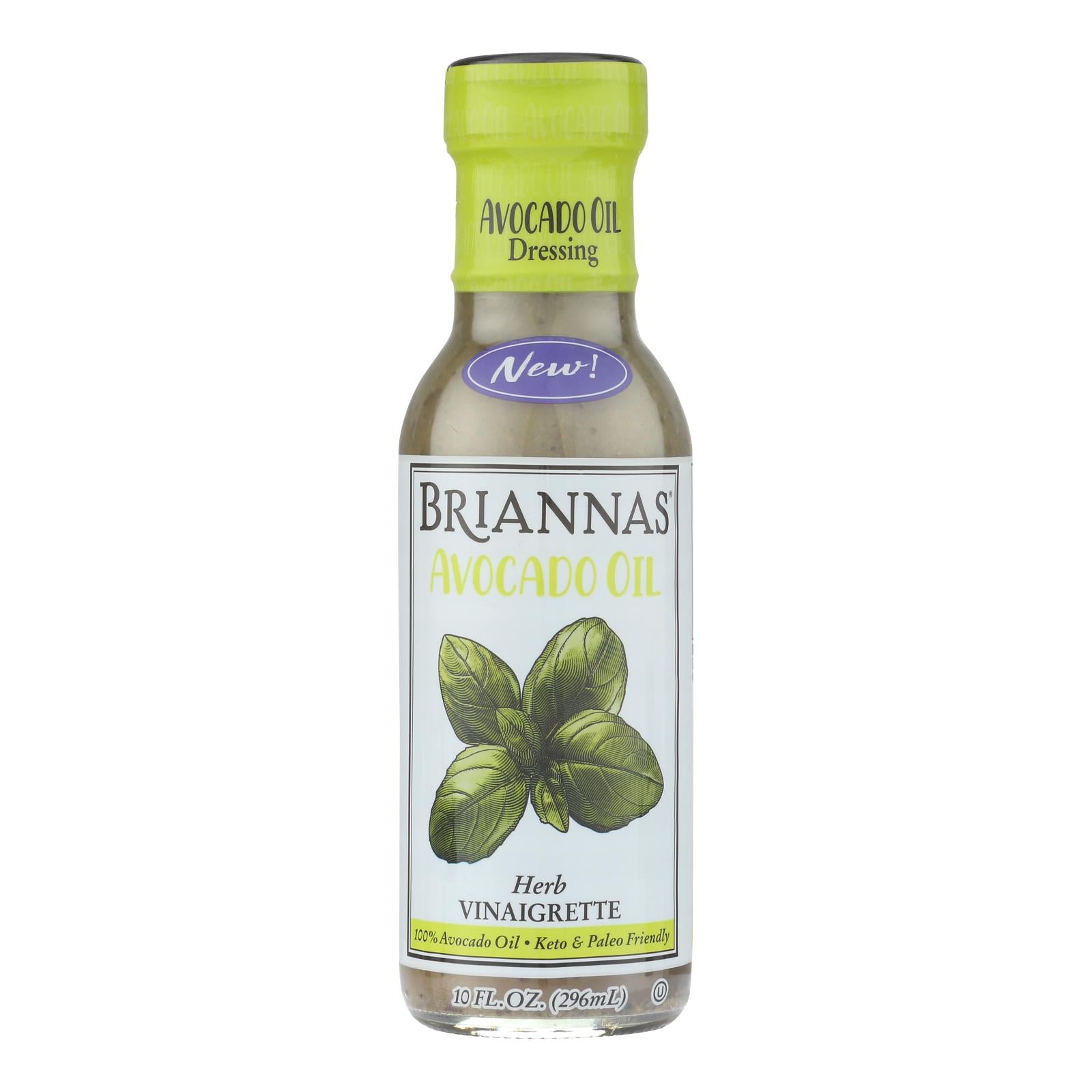 Brianna's - Dressing Herb Vin Avo Oil - Case Of 6-10 Fz - GreatEagleInc