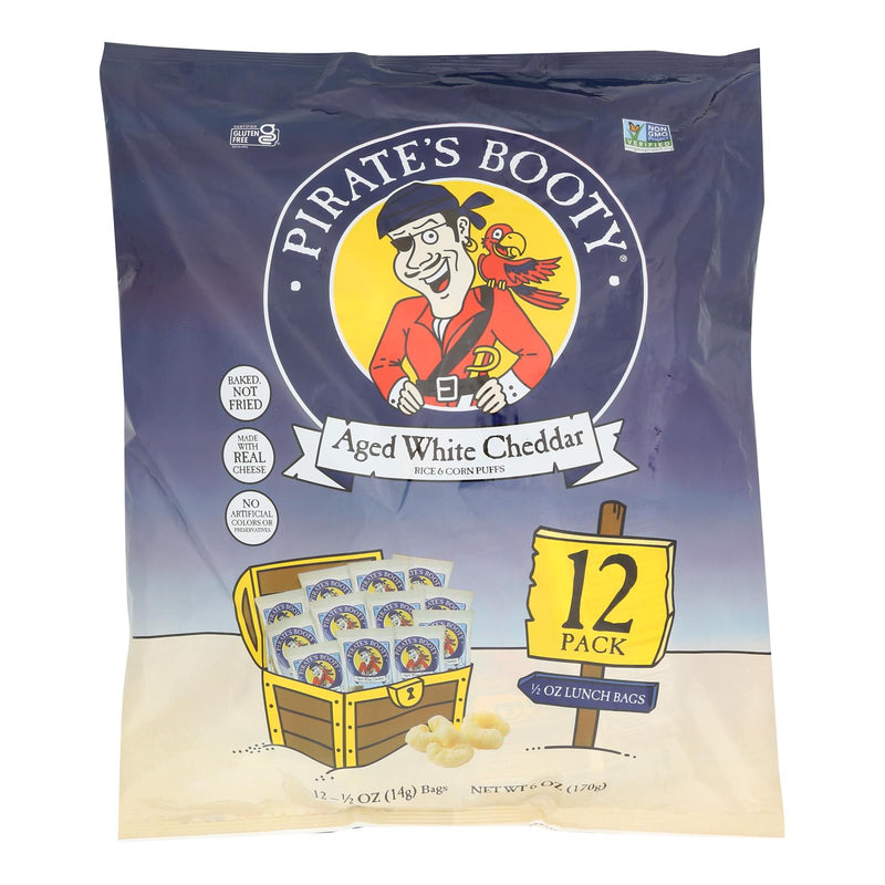 Pirate's Booty - Pirte Bty Wht Chd Non Gmo - Case Of 12-12/.5 Oz