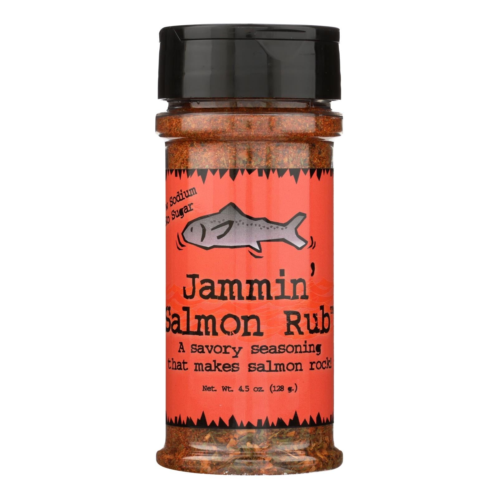 Mom's Gourmet Jammin' Salmon Rub - Case Of 12 - 4.5 Oz - GreatEagleInc