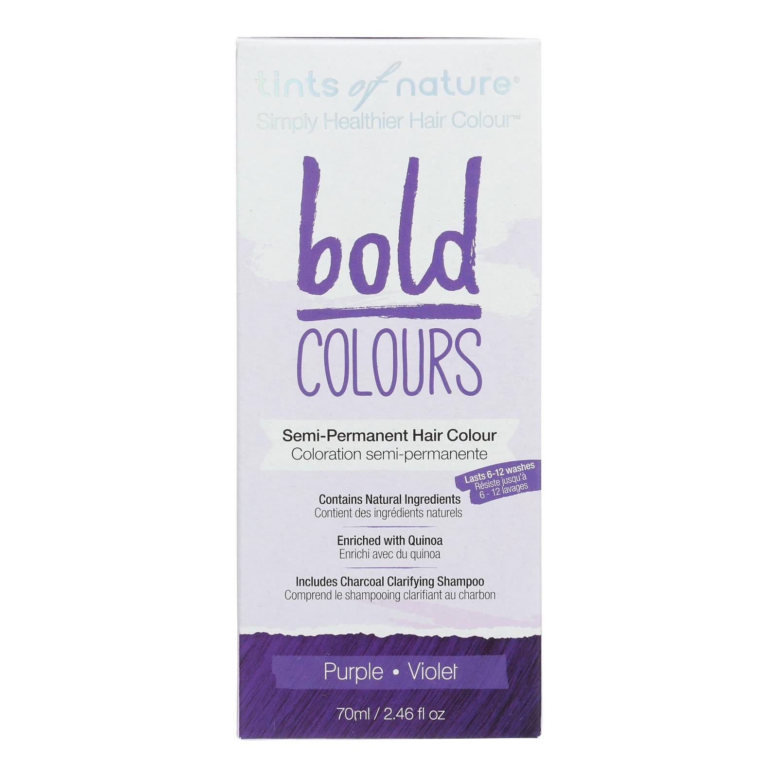 Tints Of Nature - Hair Clr Purple Semi Perm - 1 Each-2.46 Fz - GreatEagleInc