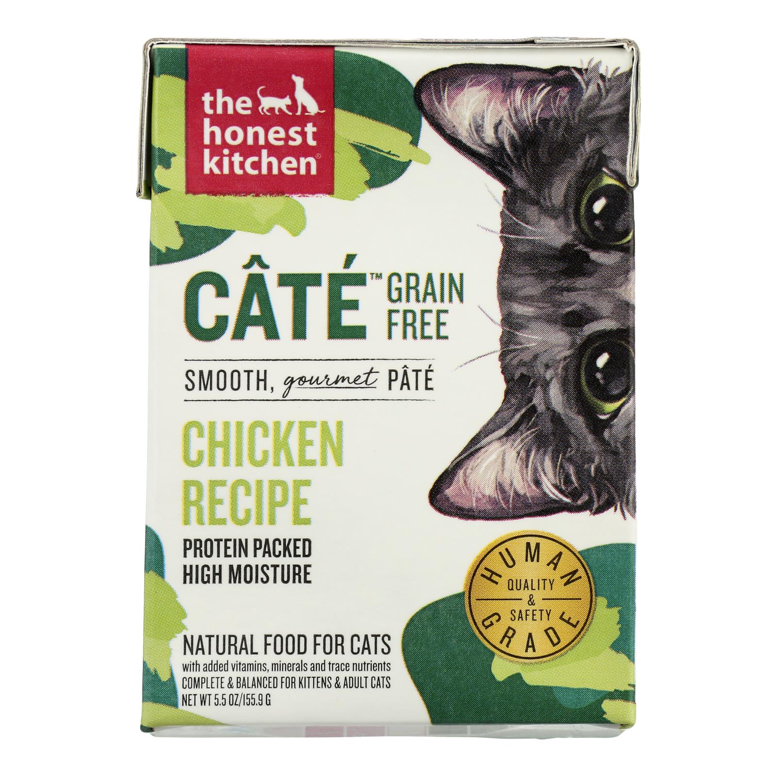 The Honest Kitchen - Cat Fd Green Free Chicken Pate - Case Of 12-5.5 Oz - GreatEagleInc