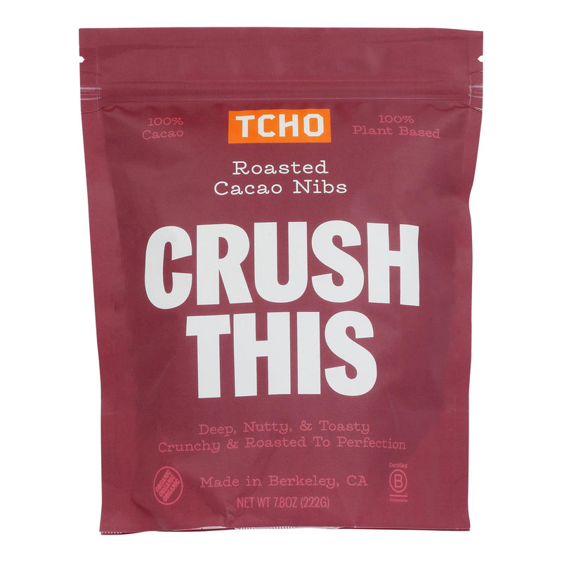Tcho Chocolate - Cacao Nibs Crush This - Case Of 6-7.8 Oz