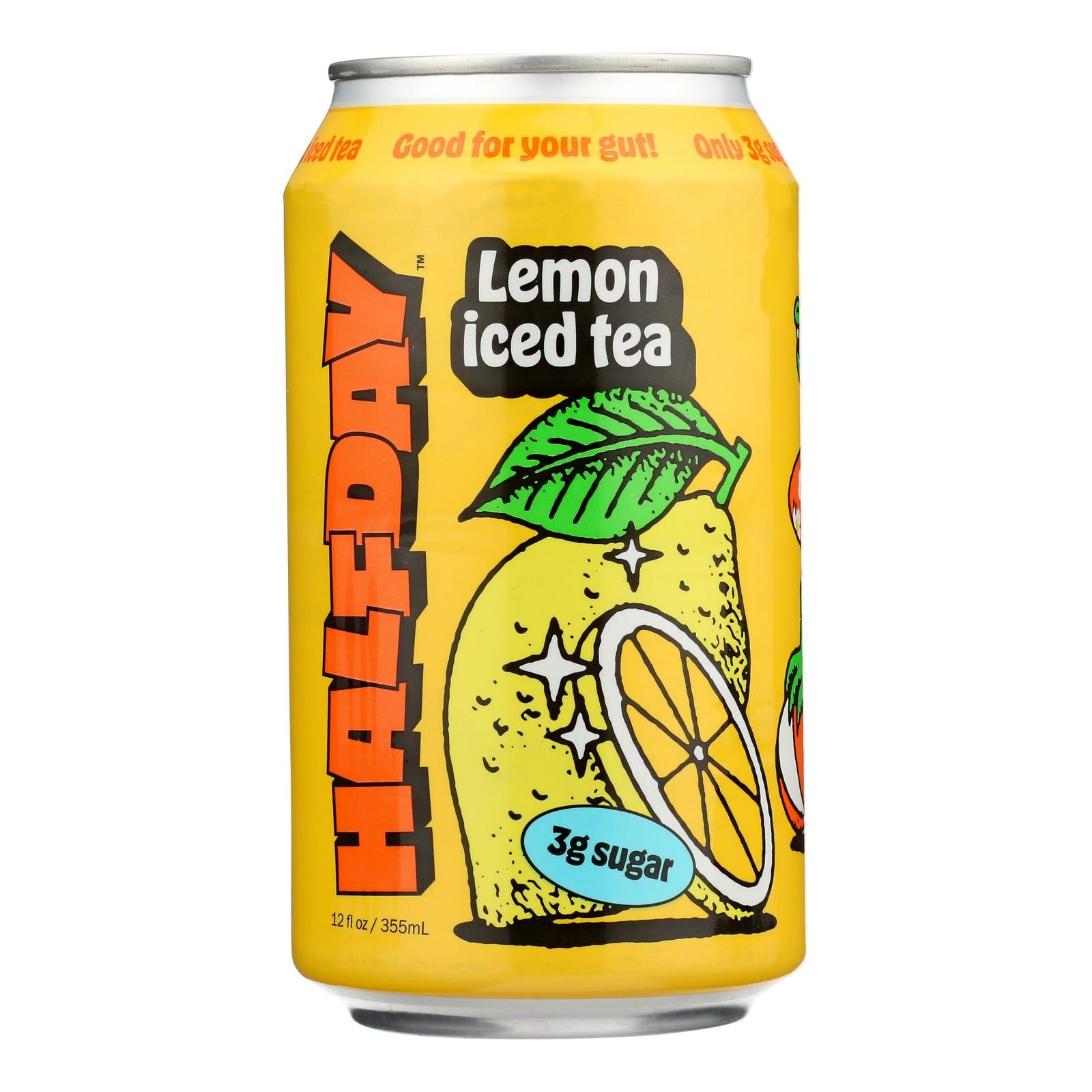 Halfday - Tonic Lemon Black Tea - Case Of 12-12 Fz - GreatEagleInc