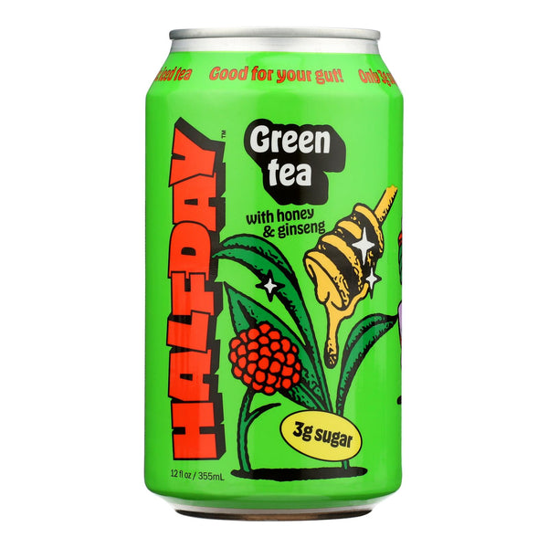 Halfday - Tonic Green Tea Honey Gnsng - Case Of 12-12 Fz - GreatEagleInc