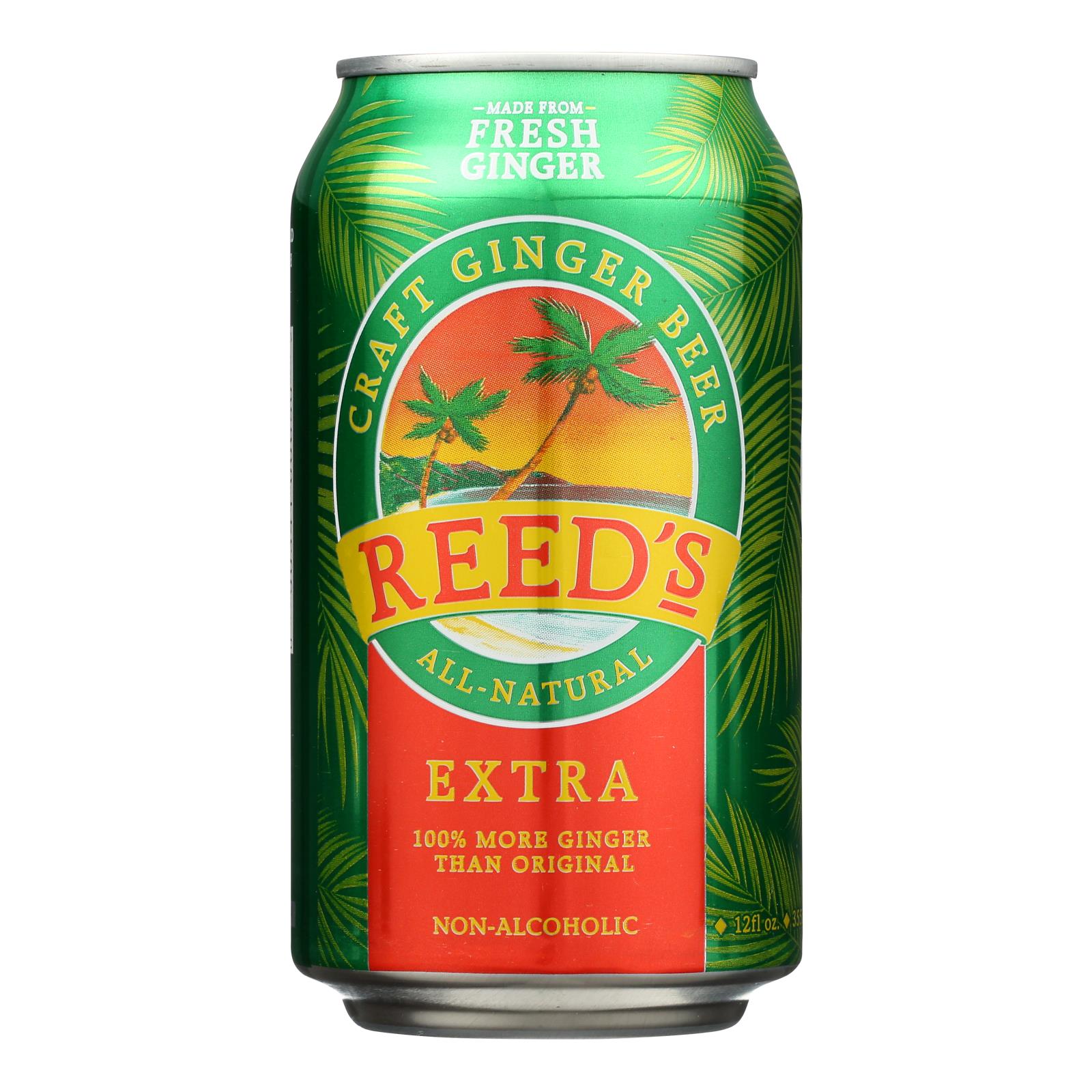 Reed's - Ginger Beer 650 Extra - Case Of 6 - 4/12 Fz - GreatEagleInc