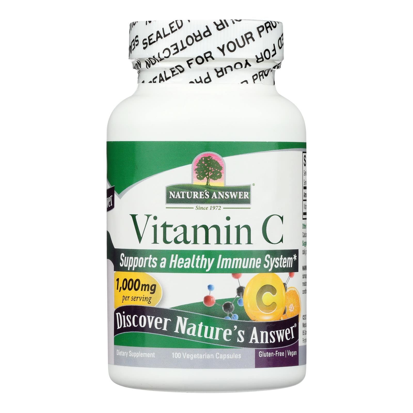 Nature's Answer - Vitamin C 1000 Mg Vc - 1 Each-100 Ct - Home & Garden