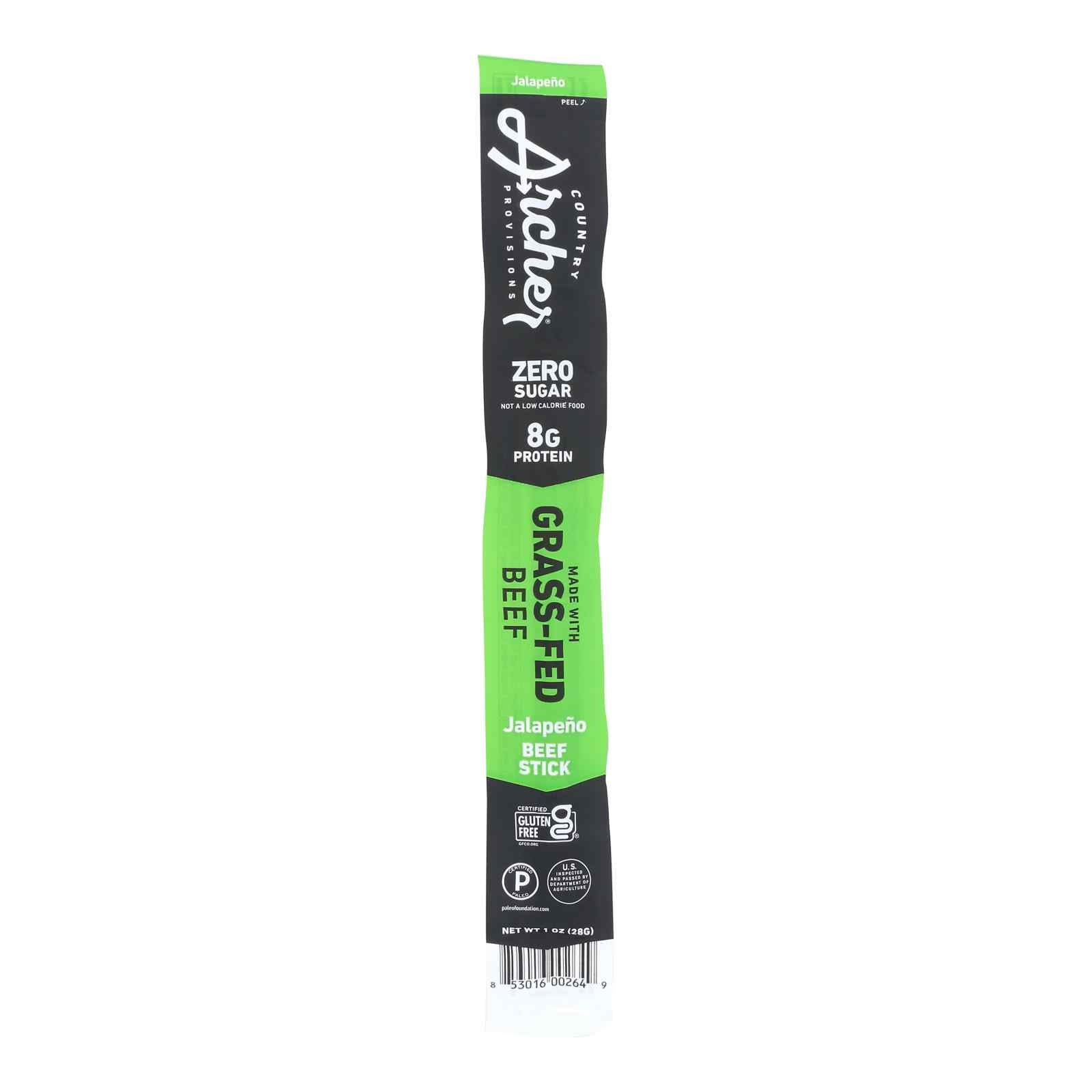 Country Archer - Jerky Beef Stick Jalapeno - Case Of 18-1 Oz Home & Garden
