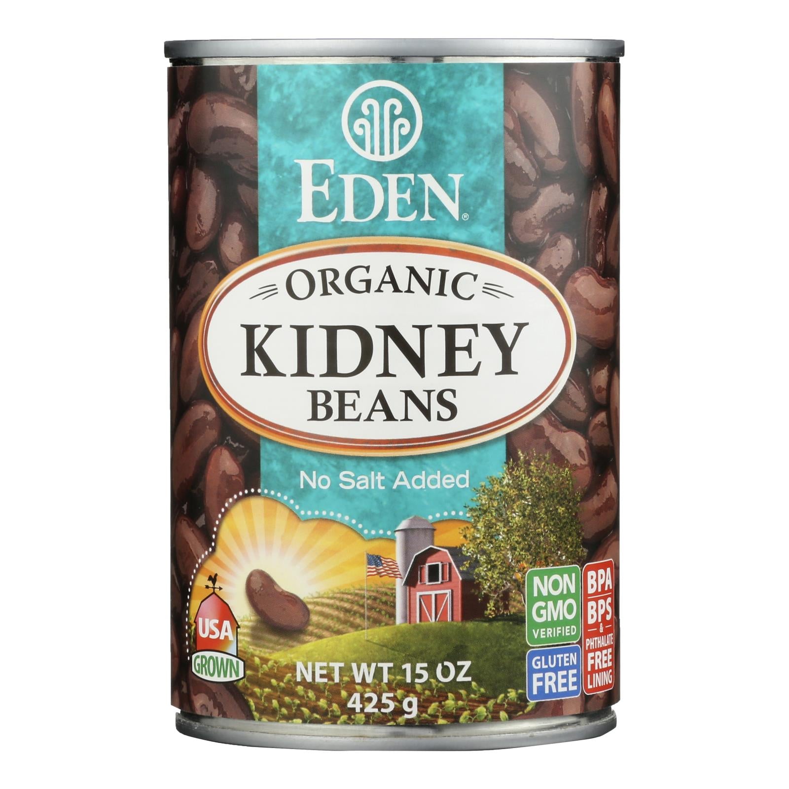 Eden Foods Organic Kidney Beans - Case Of 12 - 15 Oz. - GreatEagleInc
