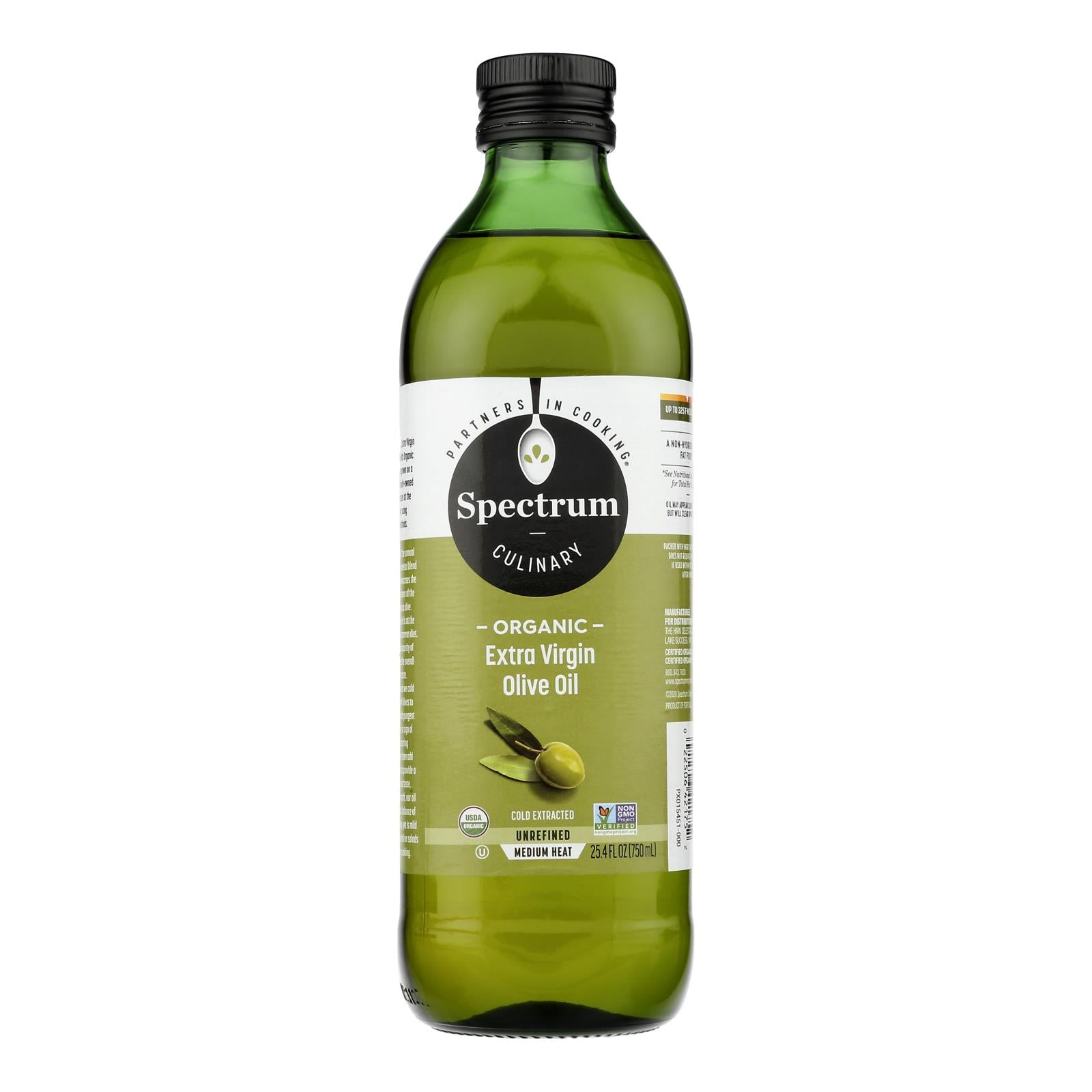 Spectrum Naturals Organic Unrefined Extra Virgin Olive Oil - Case Of 6 - 25.4 Fl Oz. - GreatEagleInc