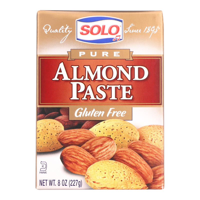 Solo Almond Paste - 8 Oz - Case Of 12