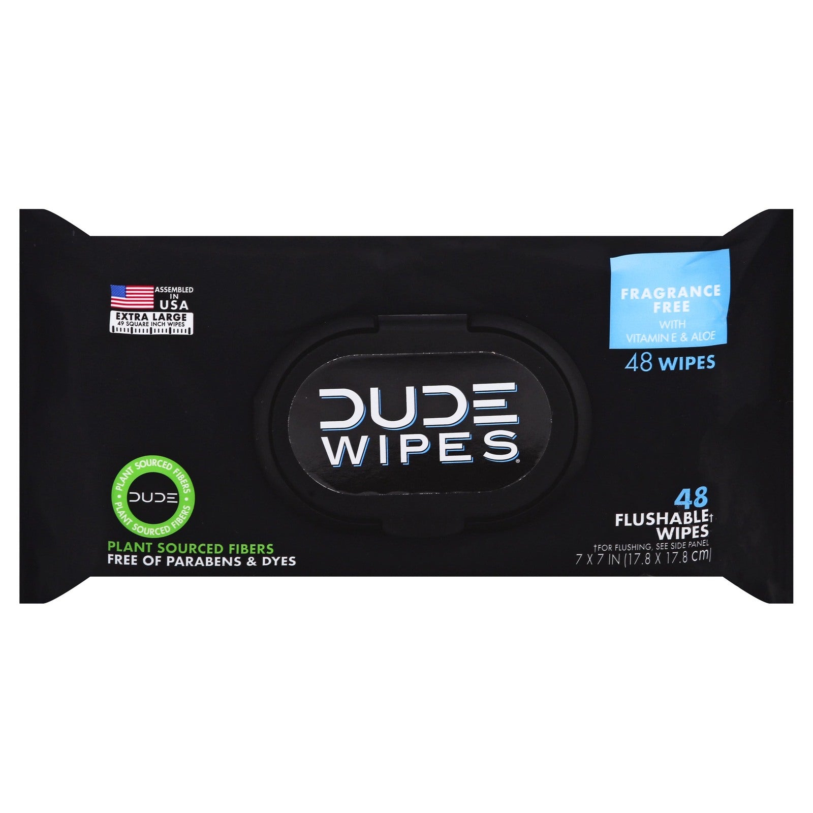 Dude Wipes - Wipes Dispenser Pack - Case Of 8 - 48 Count - GreatEagleInc