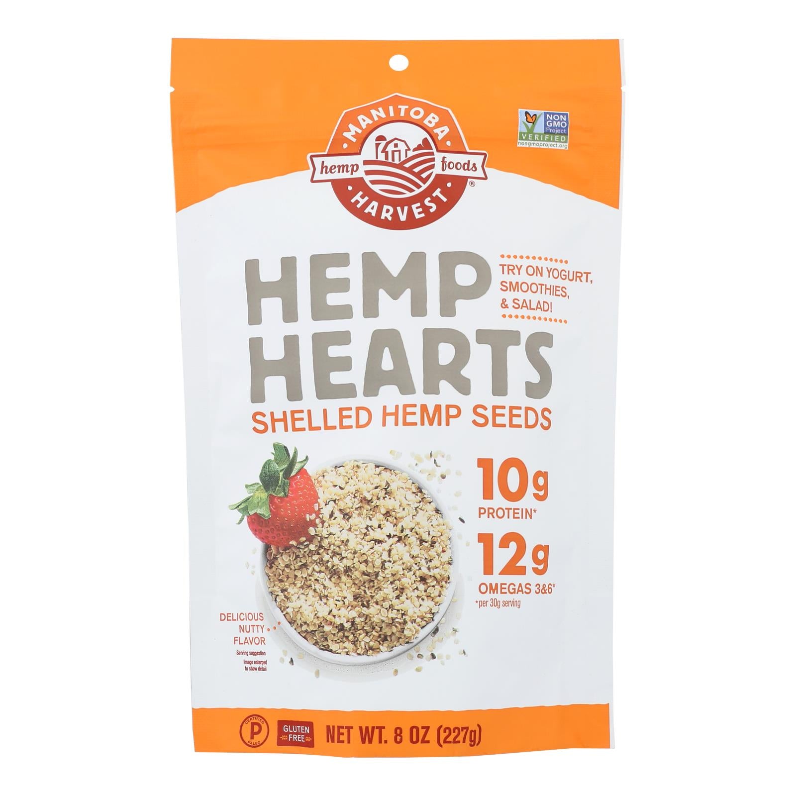 Manitoba Harvest Shelled Hemp Hearts Hemp Seed - Case Of 8 - 8 Oz - GreatEagleInc