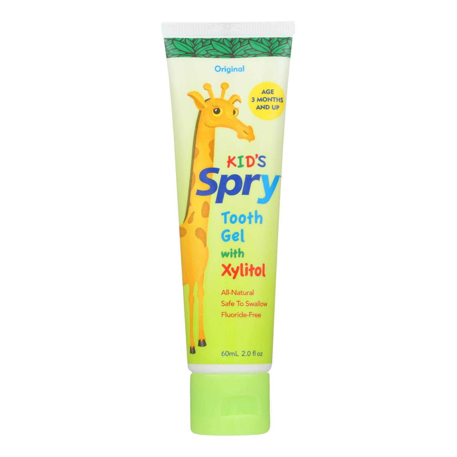Spry Xylitol Tooth Gel - Original - 2 Fl Oz. - GreatEagleInc