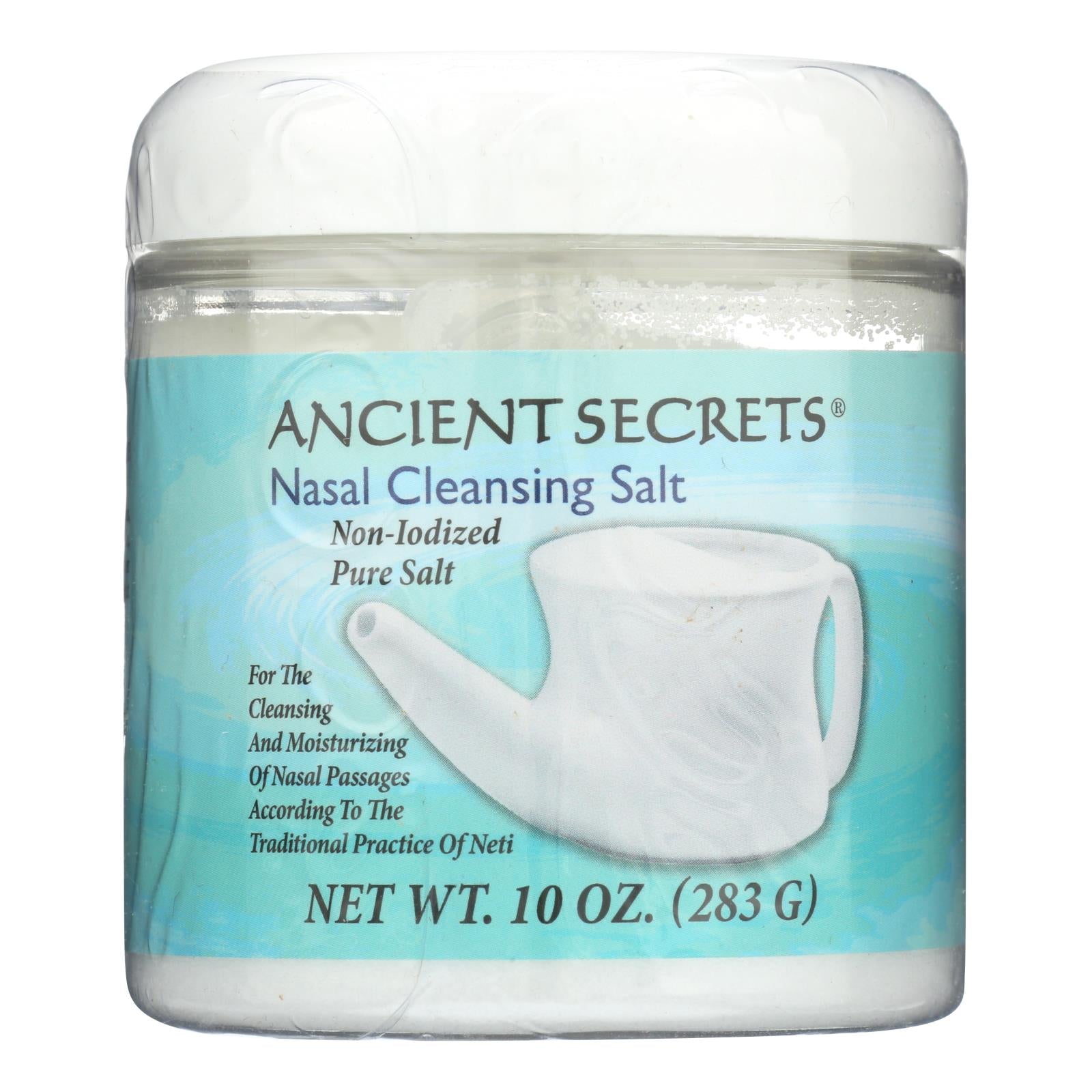 Ancient Secrets Nasal Cleansing Salt - 10 Oz - GreatEagleInc