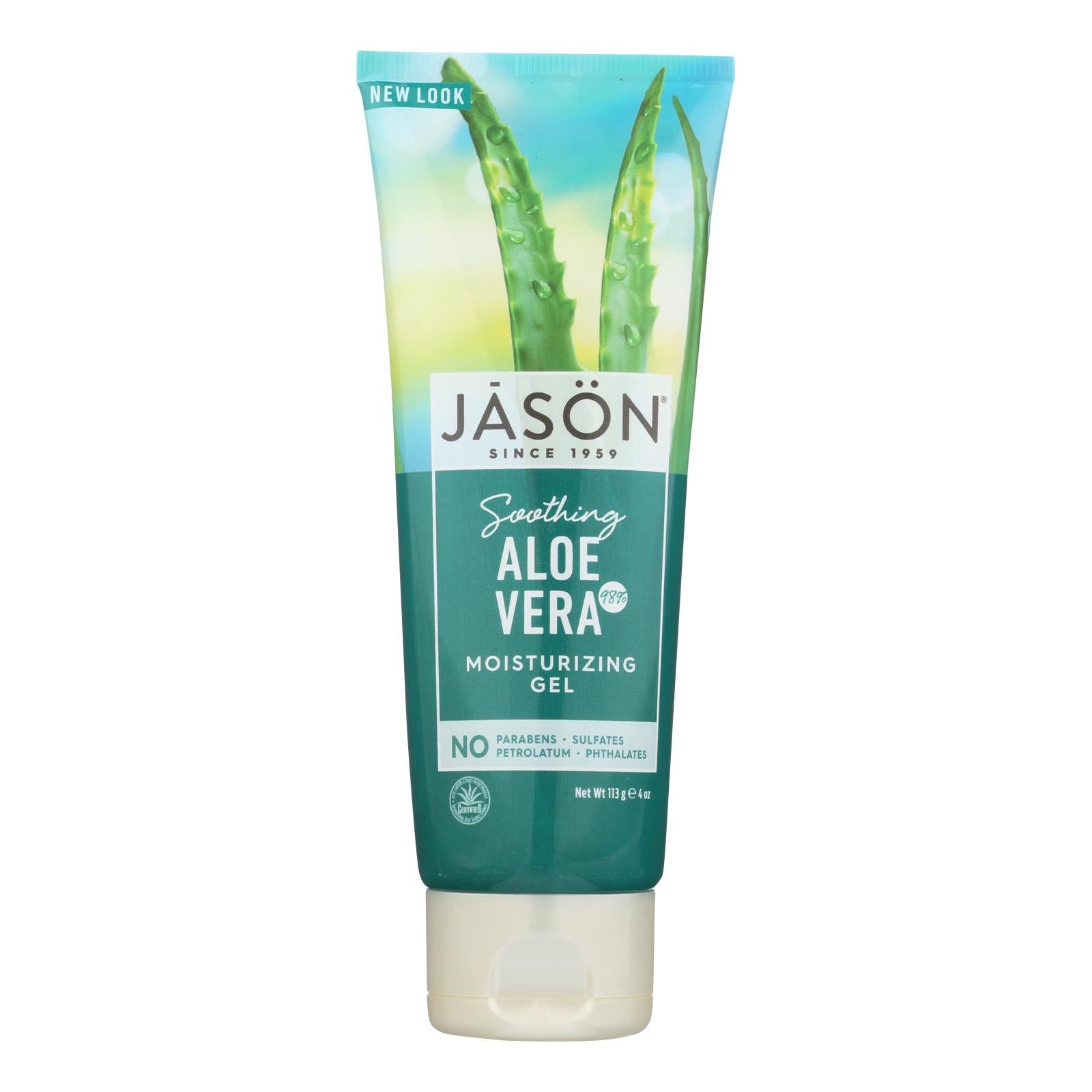 Jason Soothing 98% Aloe Vera Moisturizing Gel - 4 Oz - GreatEagleInc