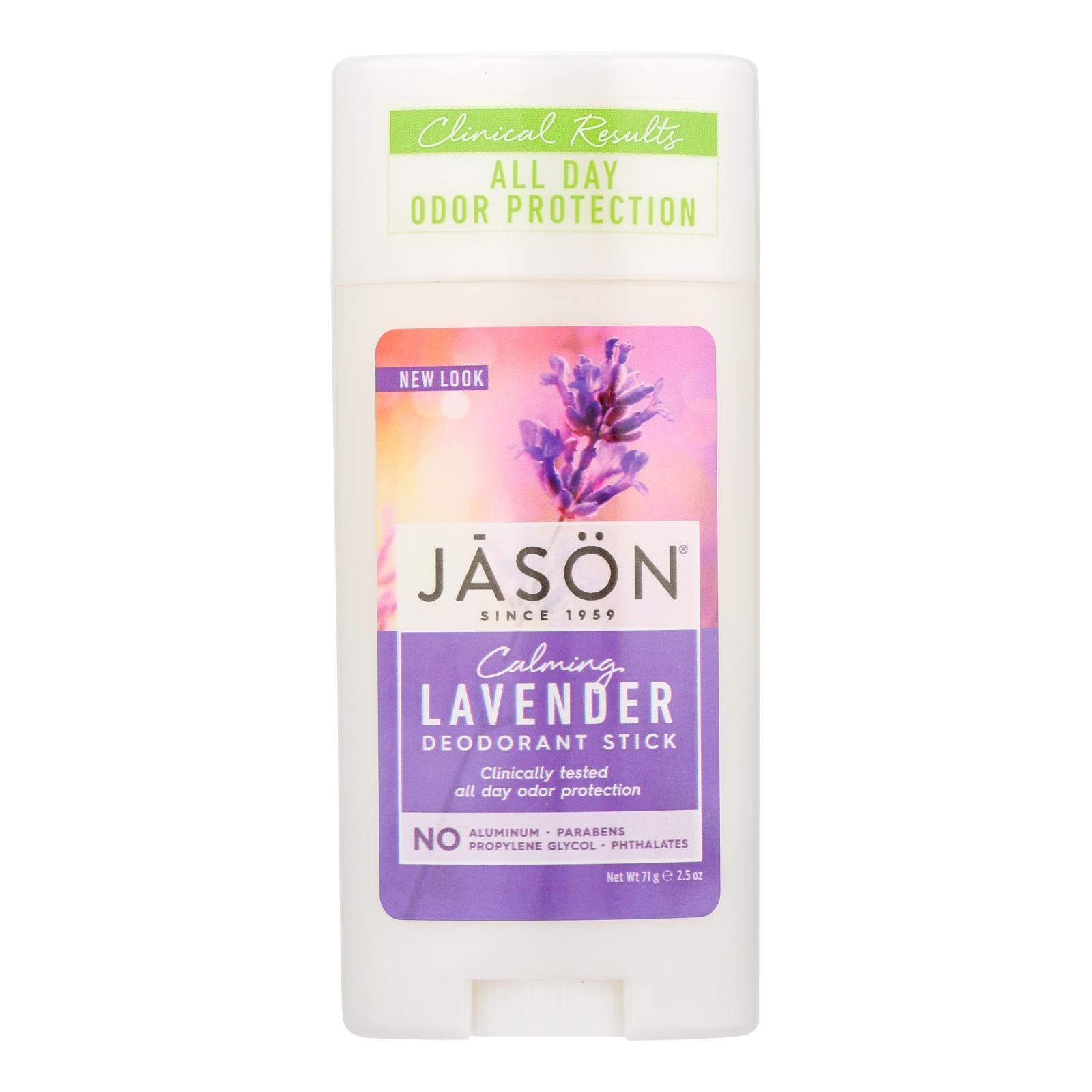 Jason Deodorant Stick Lavender - 2.5 Oz - GreatEagleInc