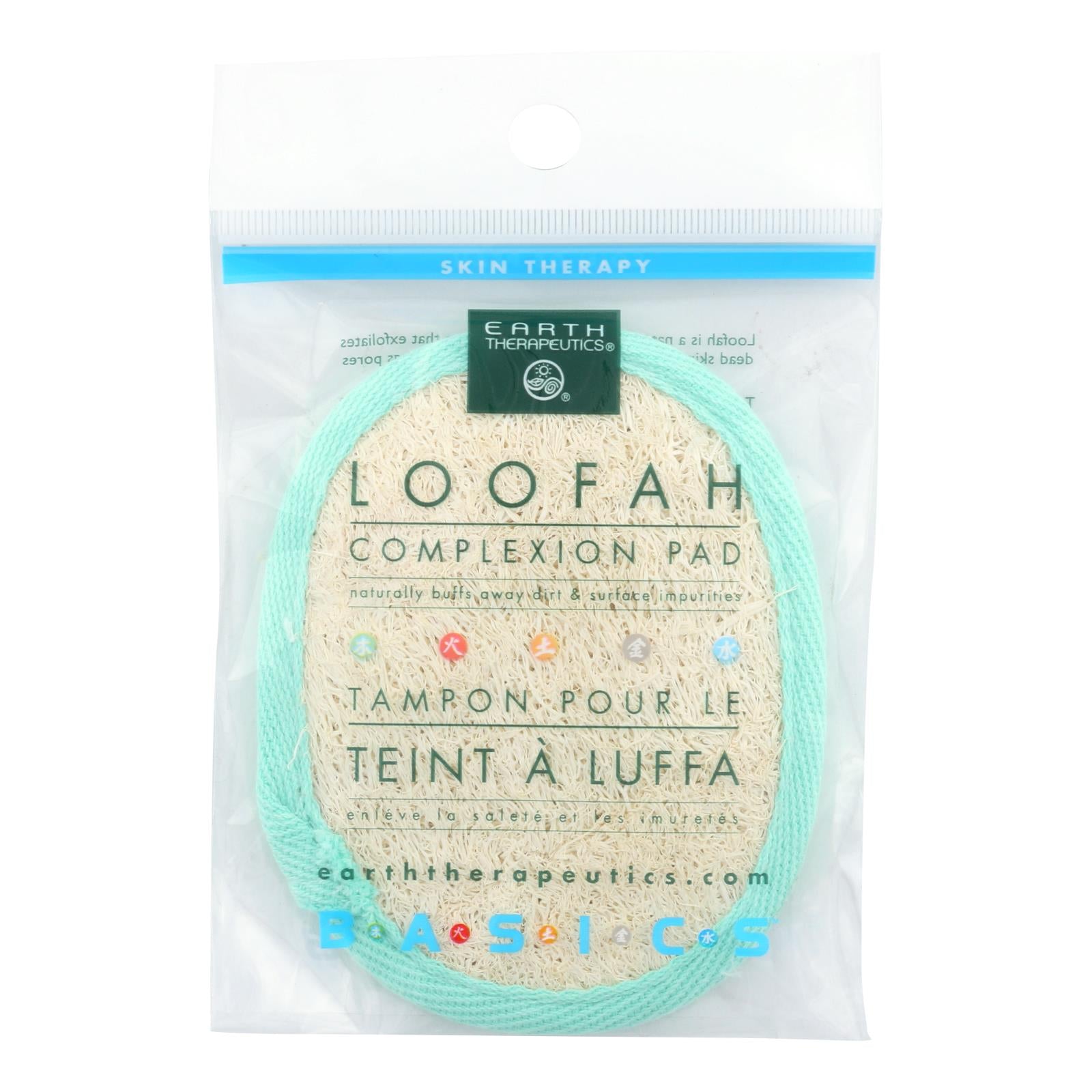 Earth Therapeutics Loofah Complexion Pad - 1 Pad - GreatEagleInc