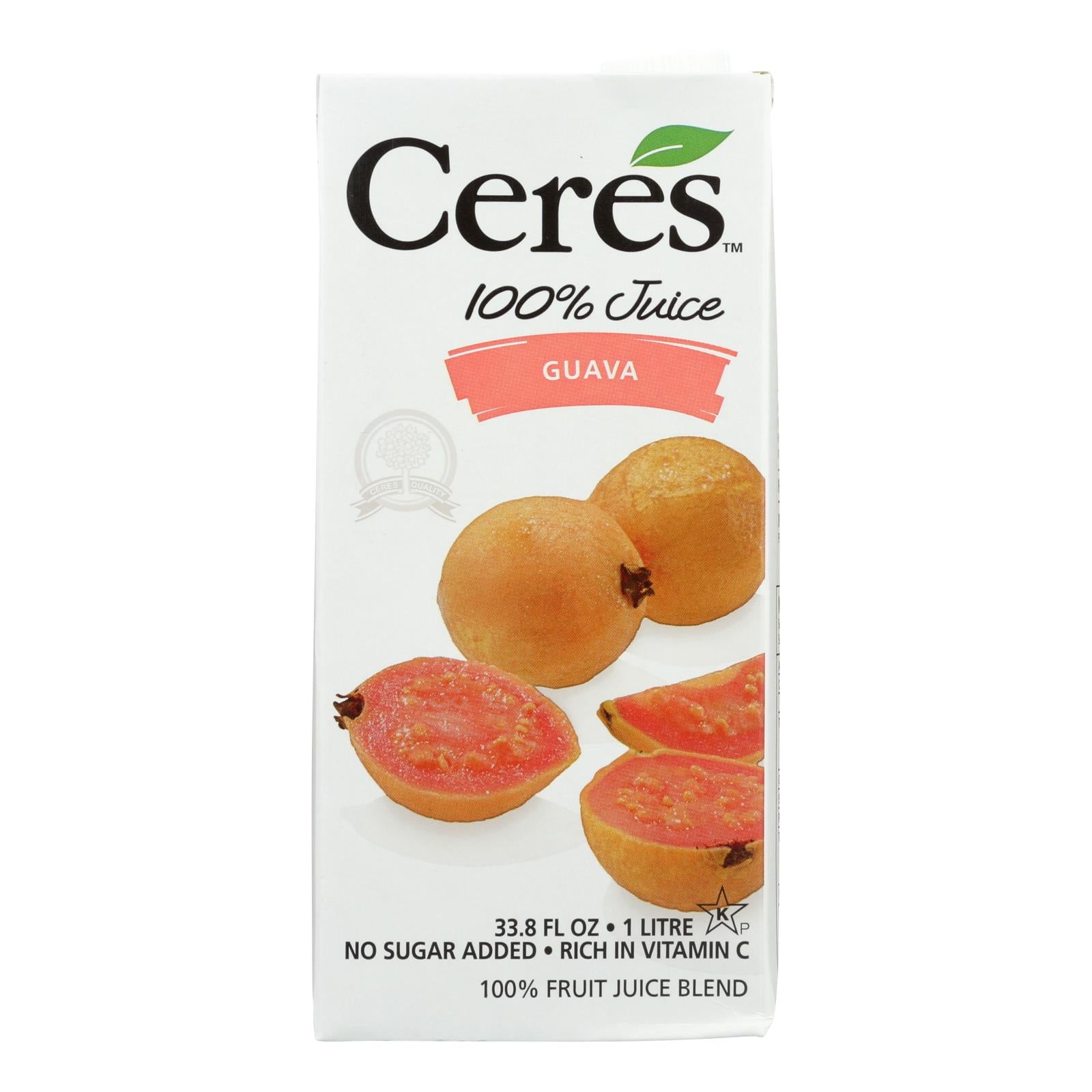 Ceres Juices Juice - Guava - Case Of 12 - 33.8 Fl Oz - GreatEagleInc