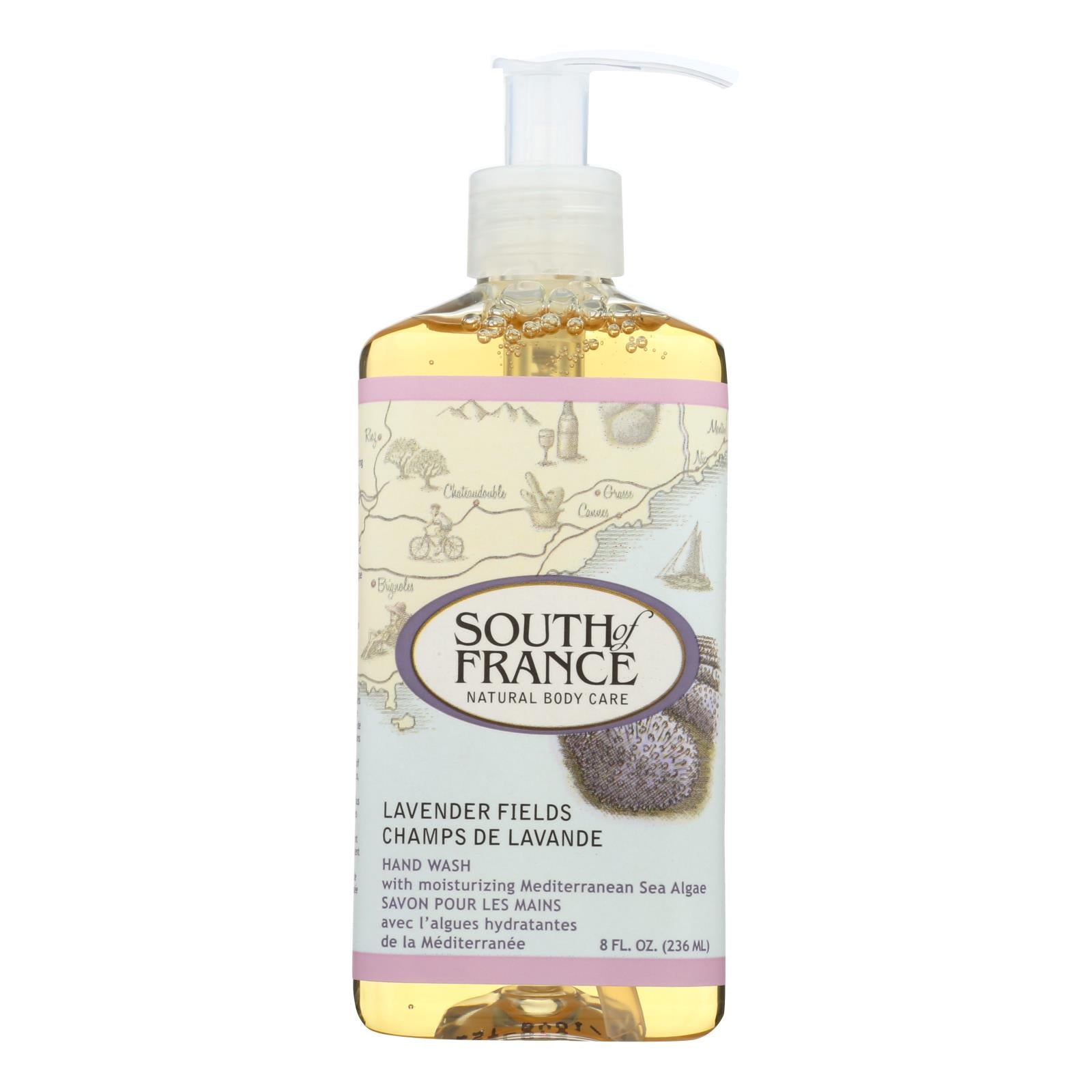 South Of France Hand Wash - Lavender Fields - 8 Oz - 1 Each - GreatEagleInc