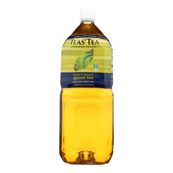 Teas' Tea Unsweetened Pure Green Tea  - Case Of 6 - 67.6 Fz - GreatEagleInc