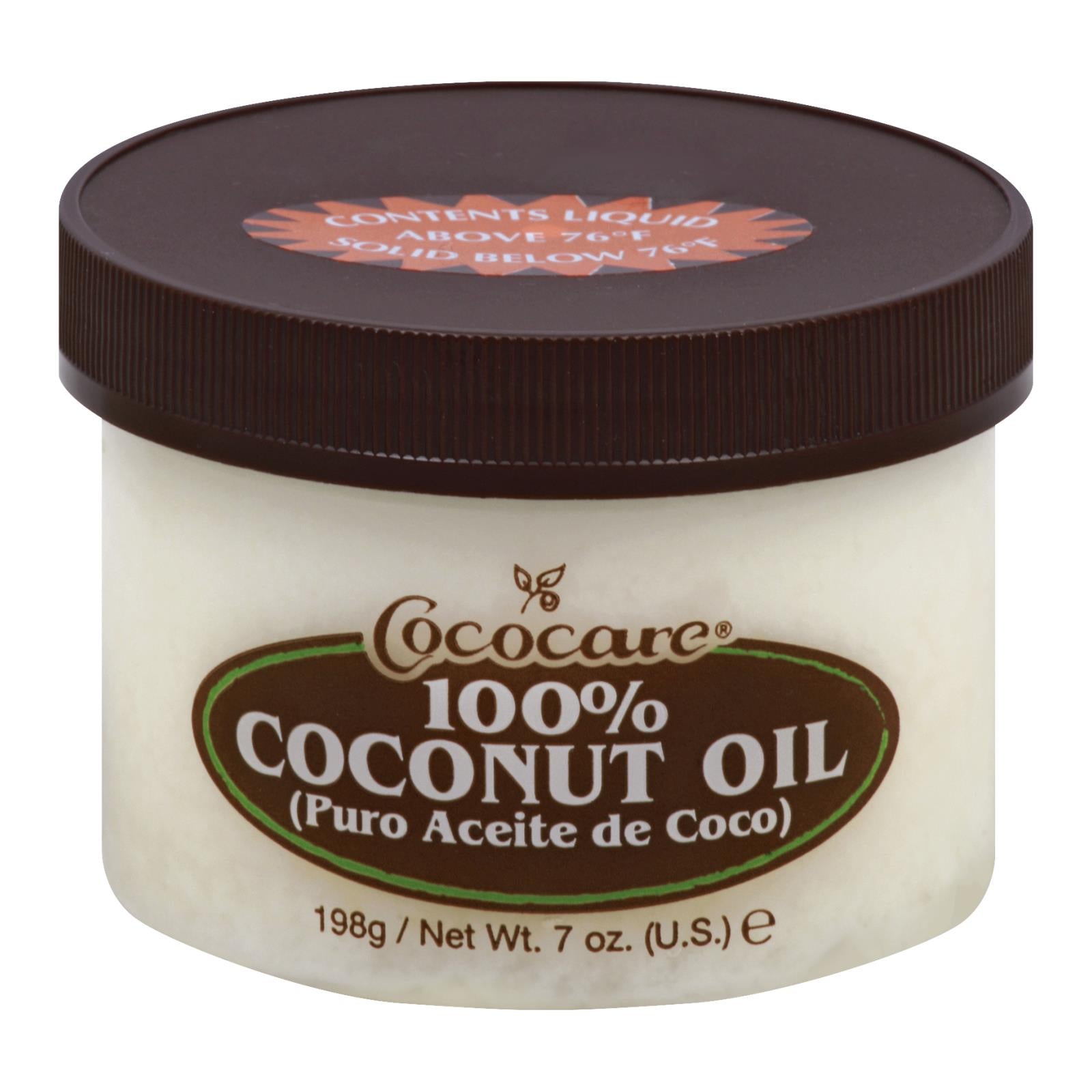 Cococare 100% Coconut Oil - 7 Oz - Eco-Friendly Home & Grocery
