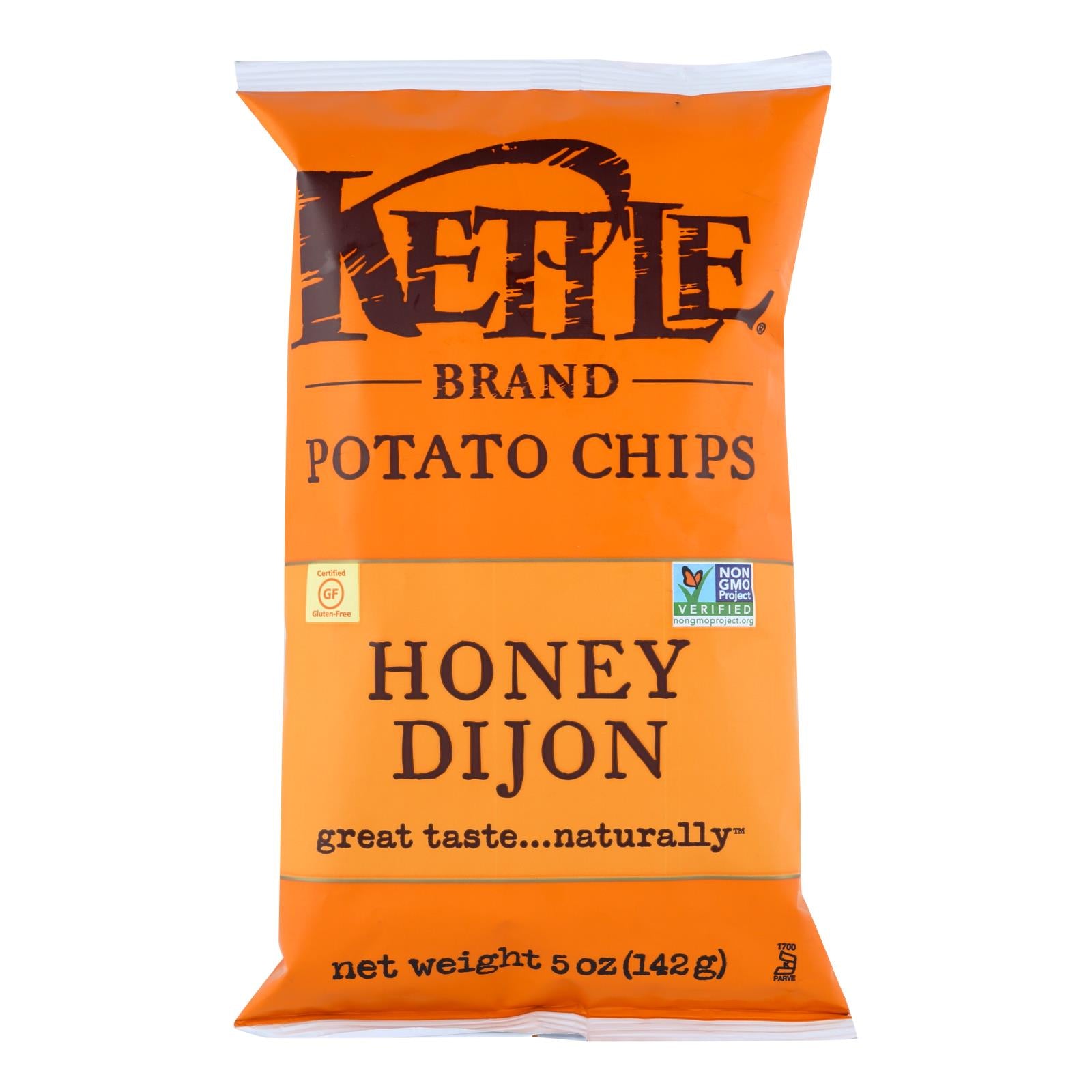 Kettle Brand Potato Chips - Honey Dijon - 5 Oz - Case Of 15 - Eco-Friendly Home & Grocery