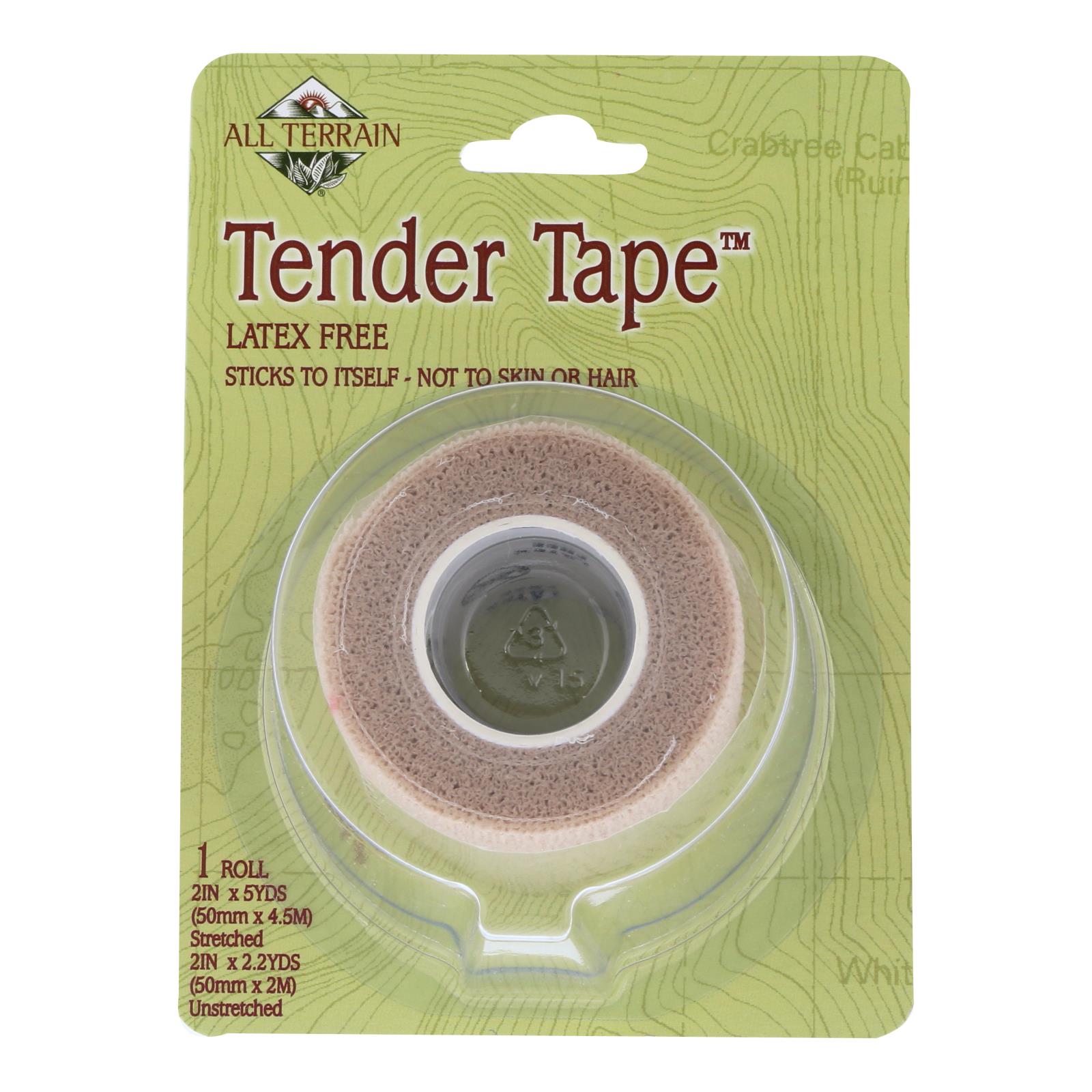 All Terrain - Tender Tape - 2 Inches X 5 Yards - 1 Roll - GreatEagleInc