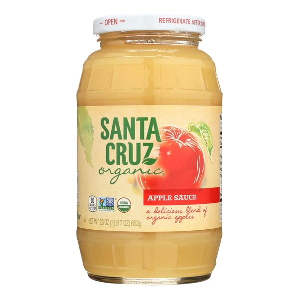 Santa Cruz Organic Apple Sauce - Case Of 12 - 23 Oz. - GreatEagleInc
