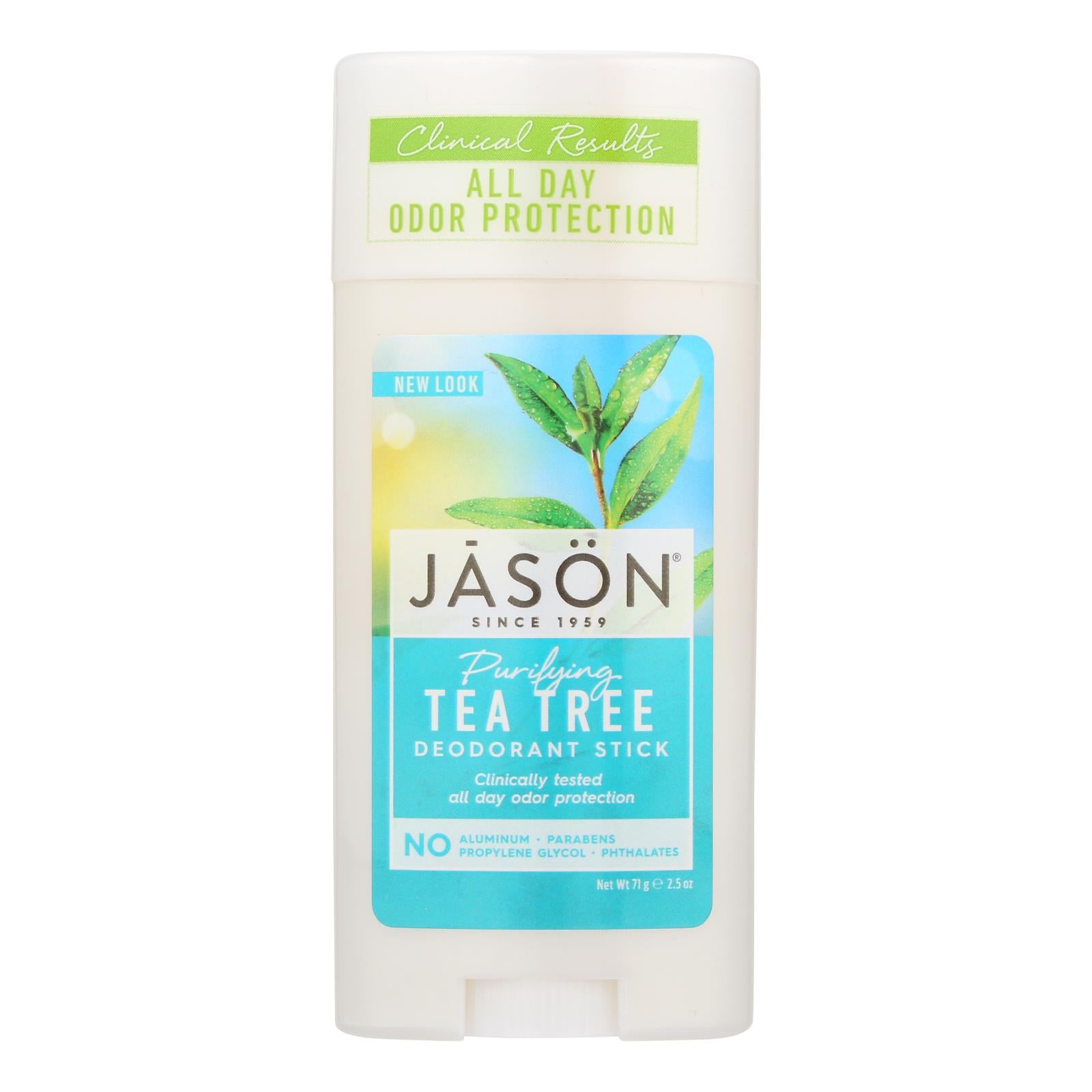 Jason Deodorant Stick Tea Tree - 2.5 Oz - GreatEagleInc