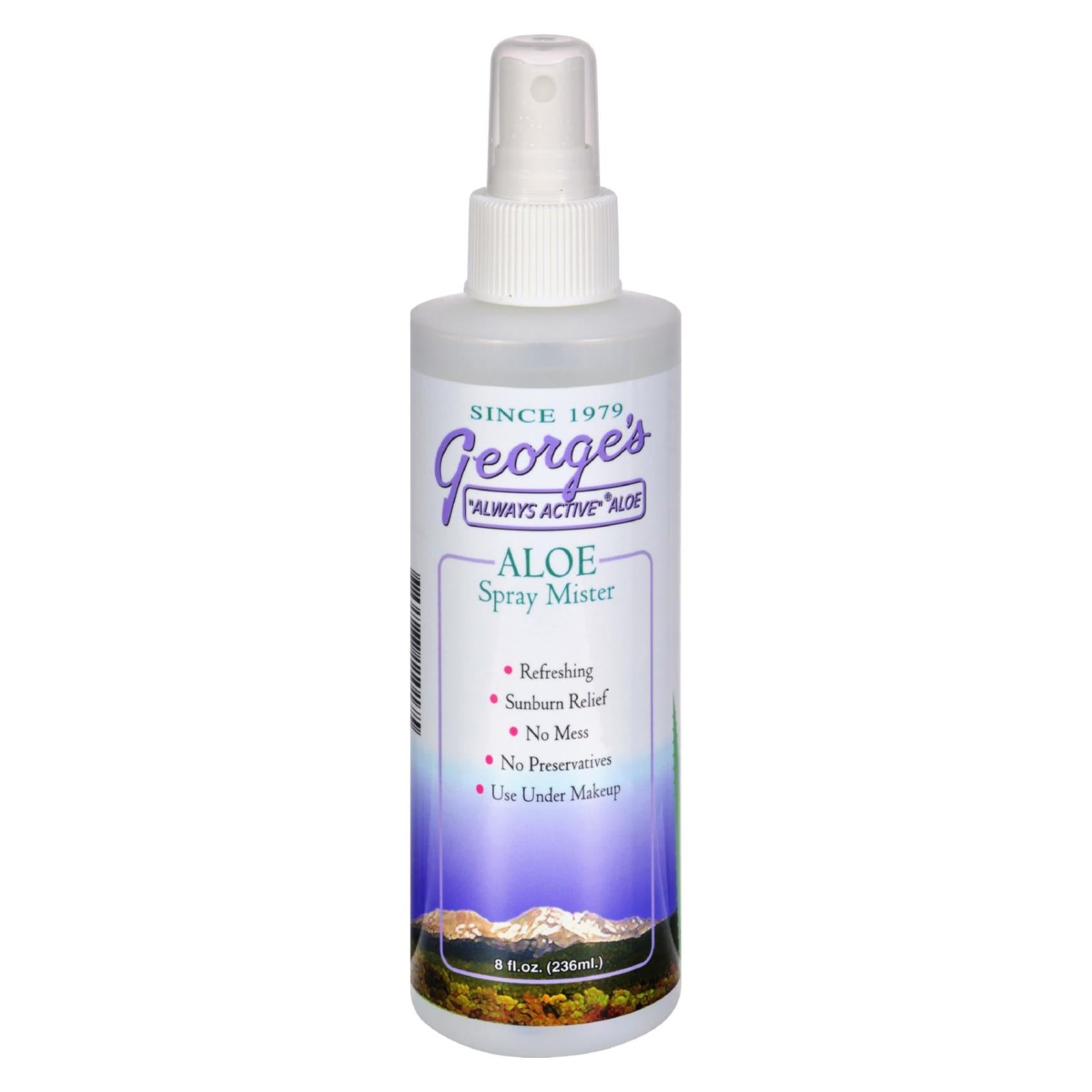 George's Aloe Vera Spray Mister - 8 Fl Oz - GreatEagleInc