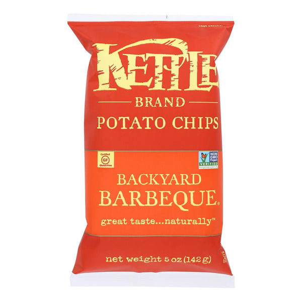 Kettle Brand Potato Chips - Backyard Barbeque - Case Of 15 - 5 Oz. - Eco-Friendly Home & Grocery