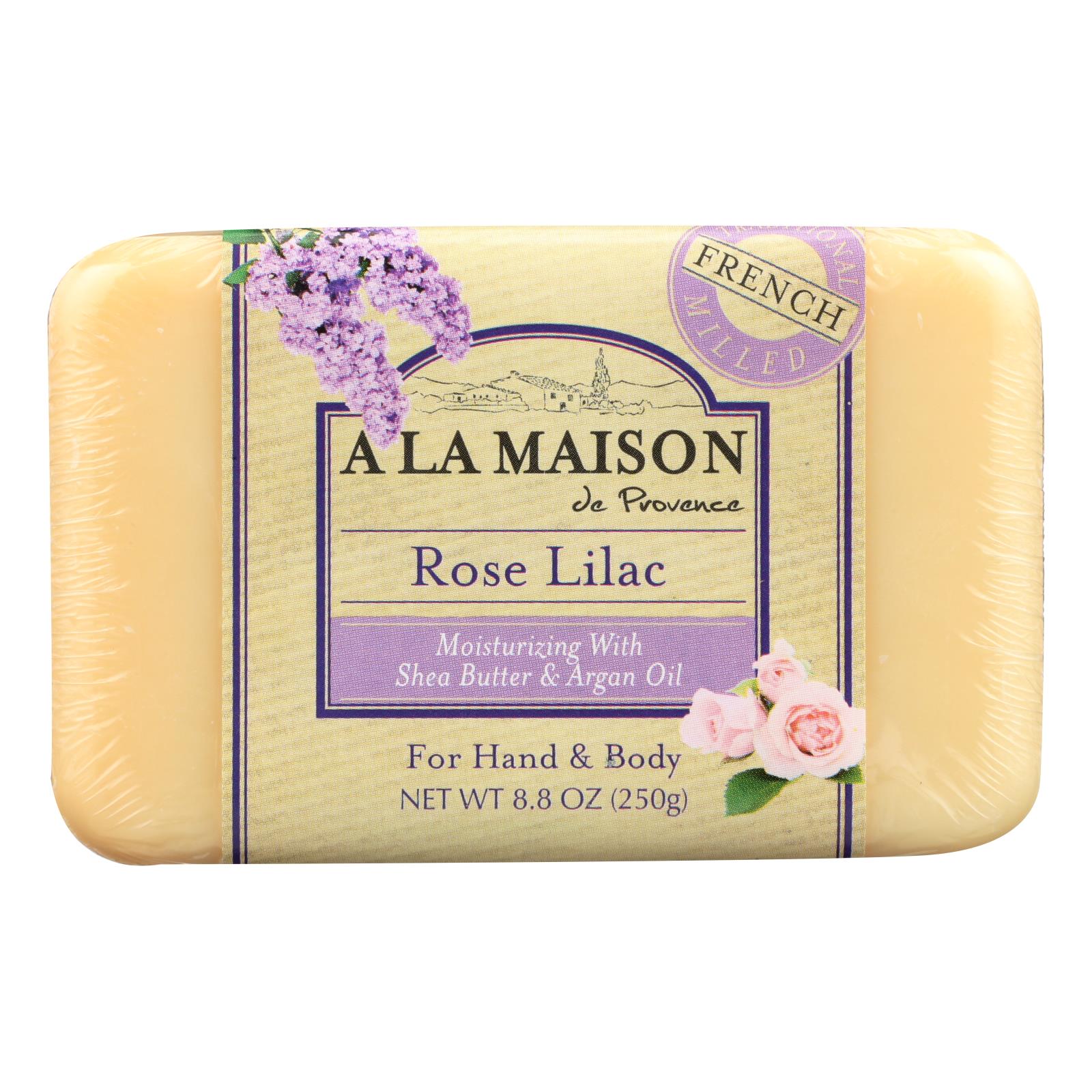 A La Maison - Bar Soap - Rose Lilac - 8.8 Oz - GreatEagleInc