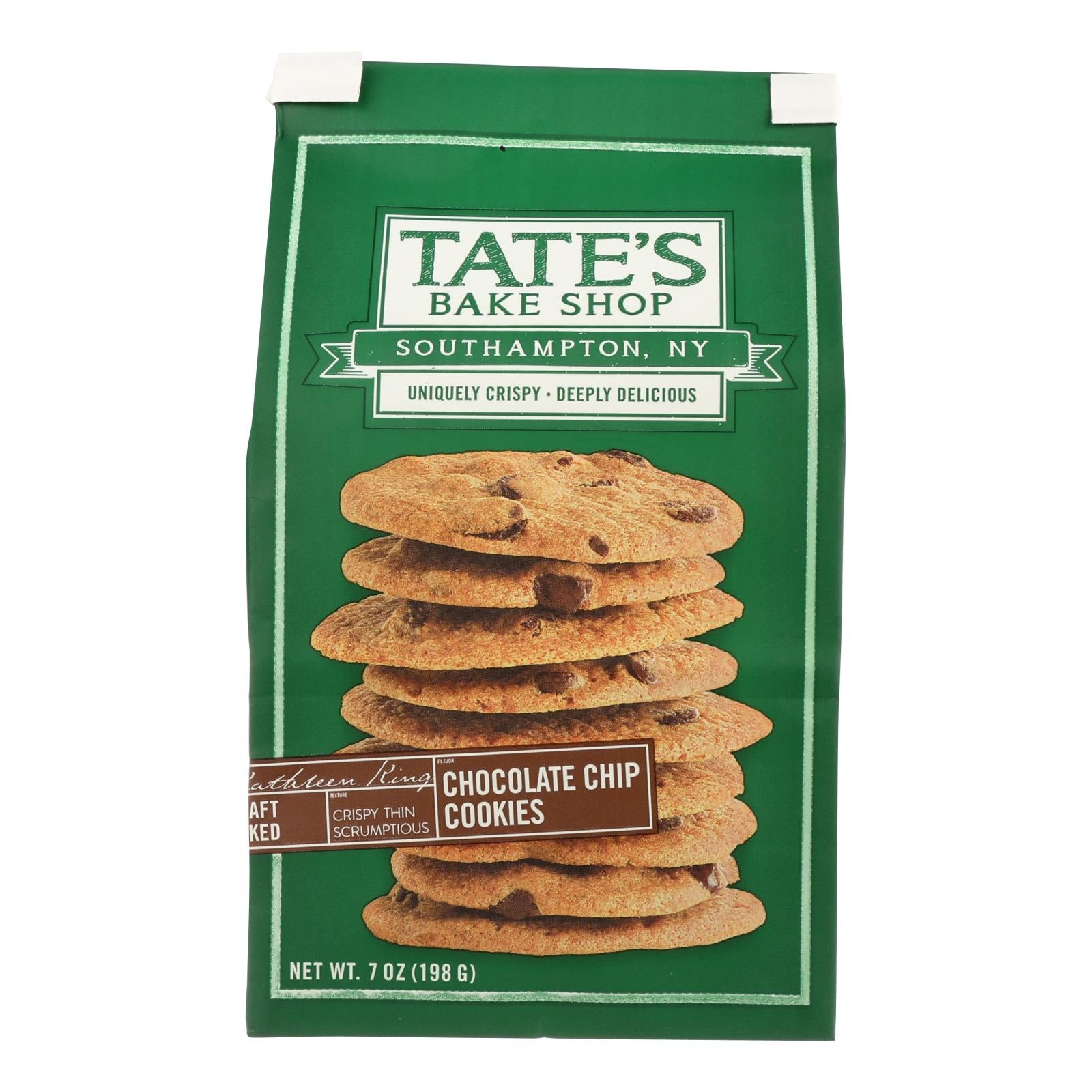 Tate's Bake Shop Double Chocolate Chip Cookies - Case Of 12 - 7 Oz. - GreatEagleInc