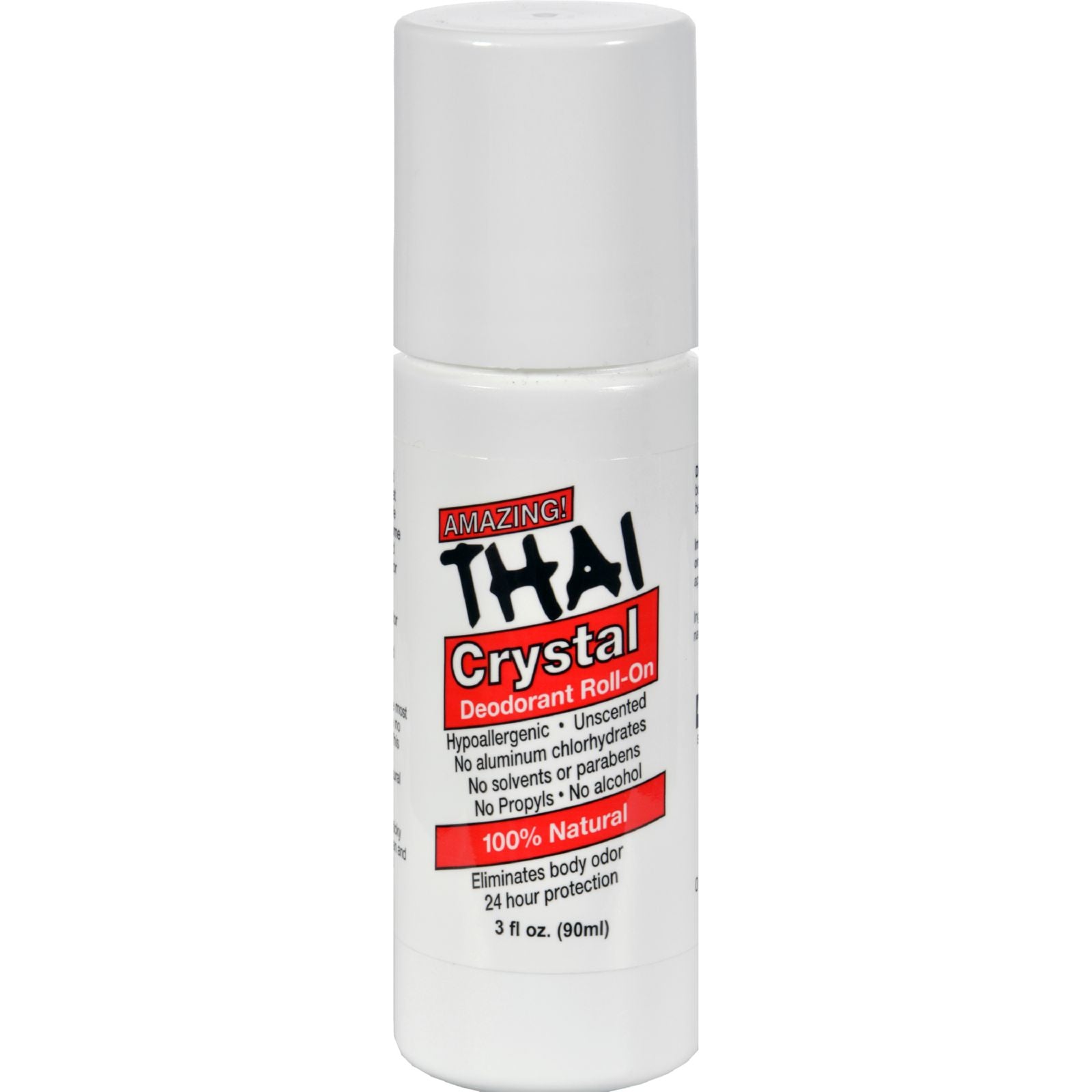 Thai Deodorant Stone Thai Crystal Deodorant Mist Roll-on - 3 Oz - Eco-Friendly Home & Grocery