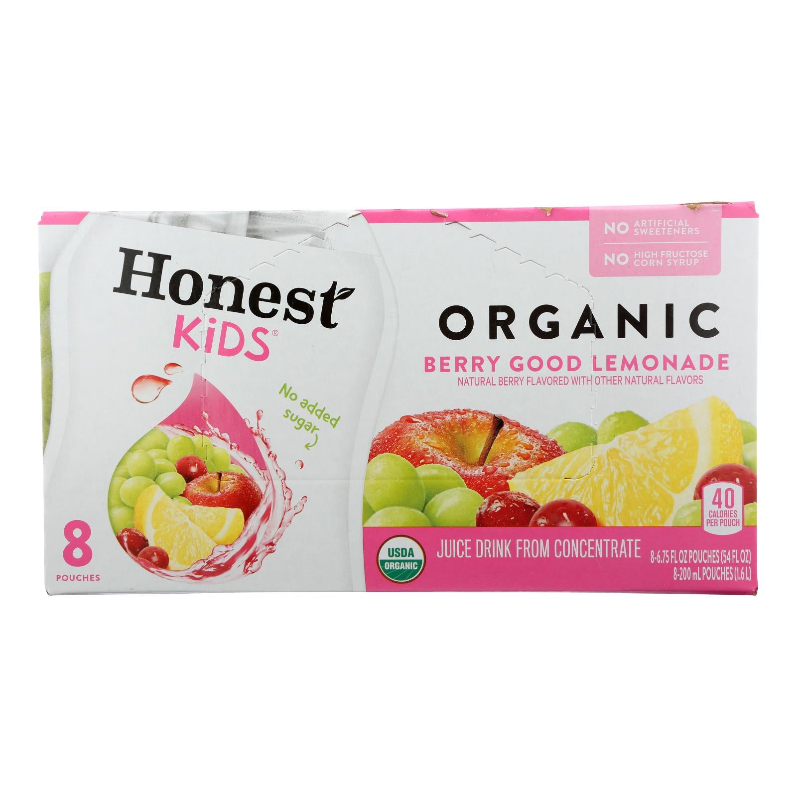 Honest Kids Honest Kids Berry Good Lemon - Berry Good Lemon - Case Of 4 - 6.75 Fl Oz. - GreatEagleInc