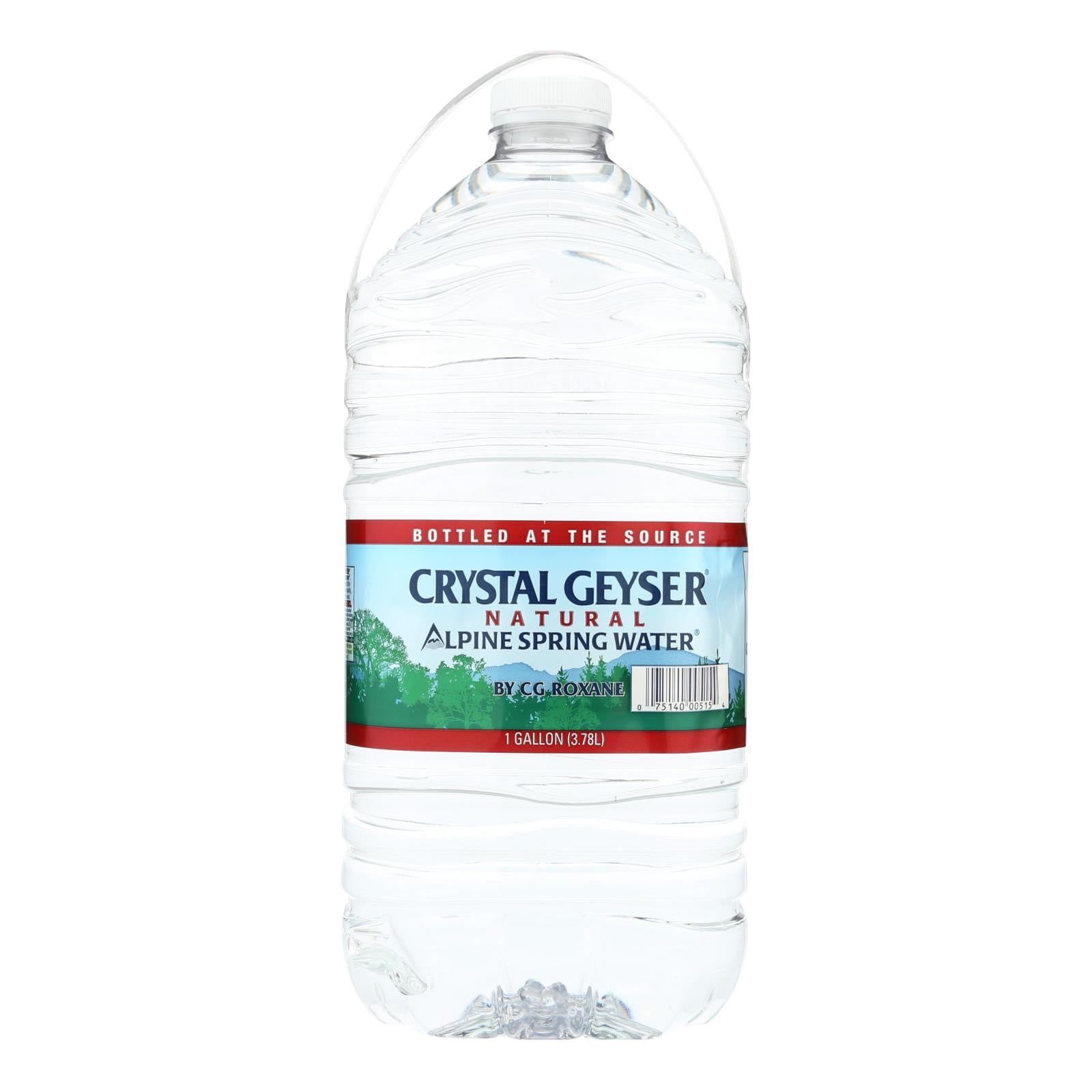 Crystal Geyser Alpine Spring Water - Case Of 6 - 1 Gal - GreatEagleInc