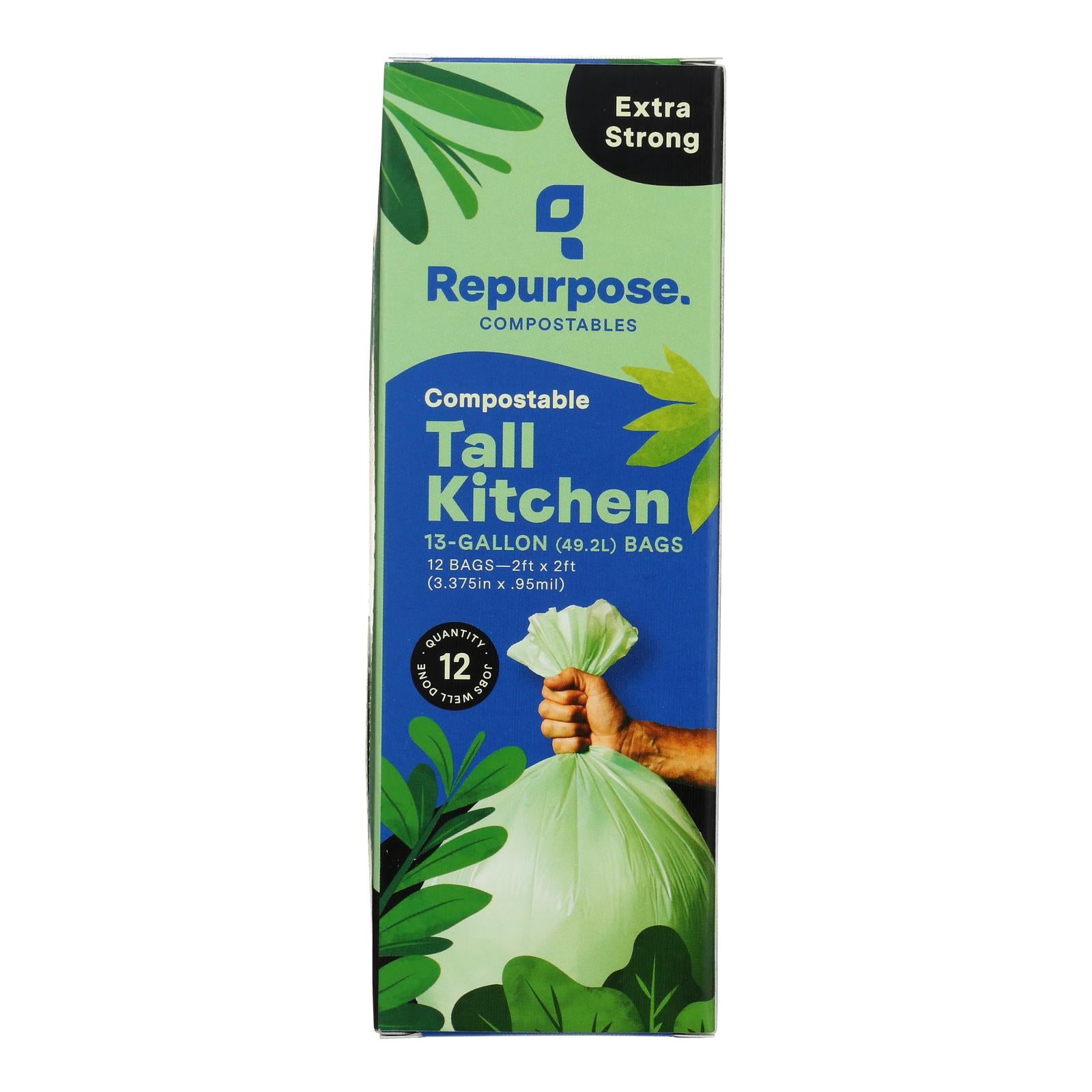 Repurpose - Bags Tall Kitchen - Case Of 20 - 12 Ct - GreatEagleInc