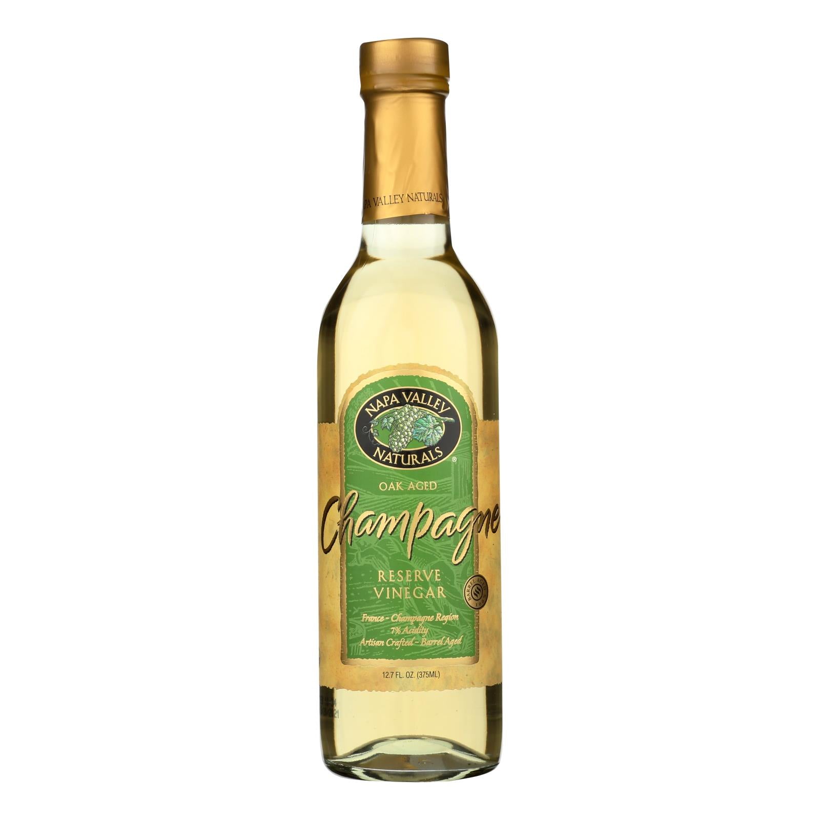Napa Valley Naturals Champagne Reserve Wine Vinegar - Vinegar - Case Of 12 - 12.7 Fl Oz. - Eco-Friendly Home & Grocery