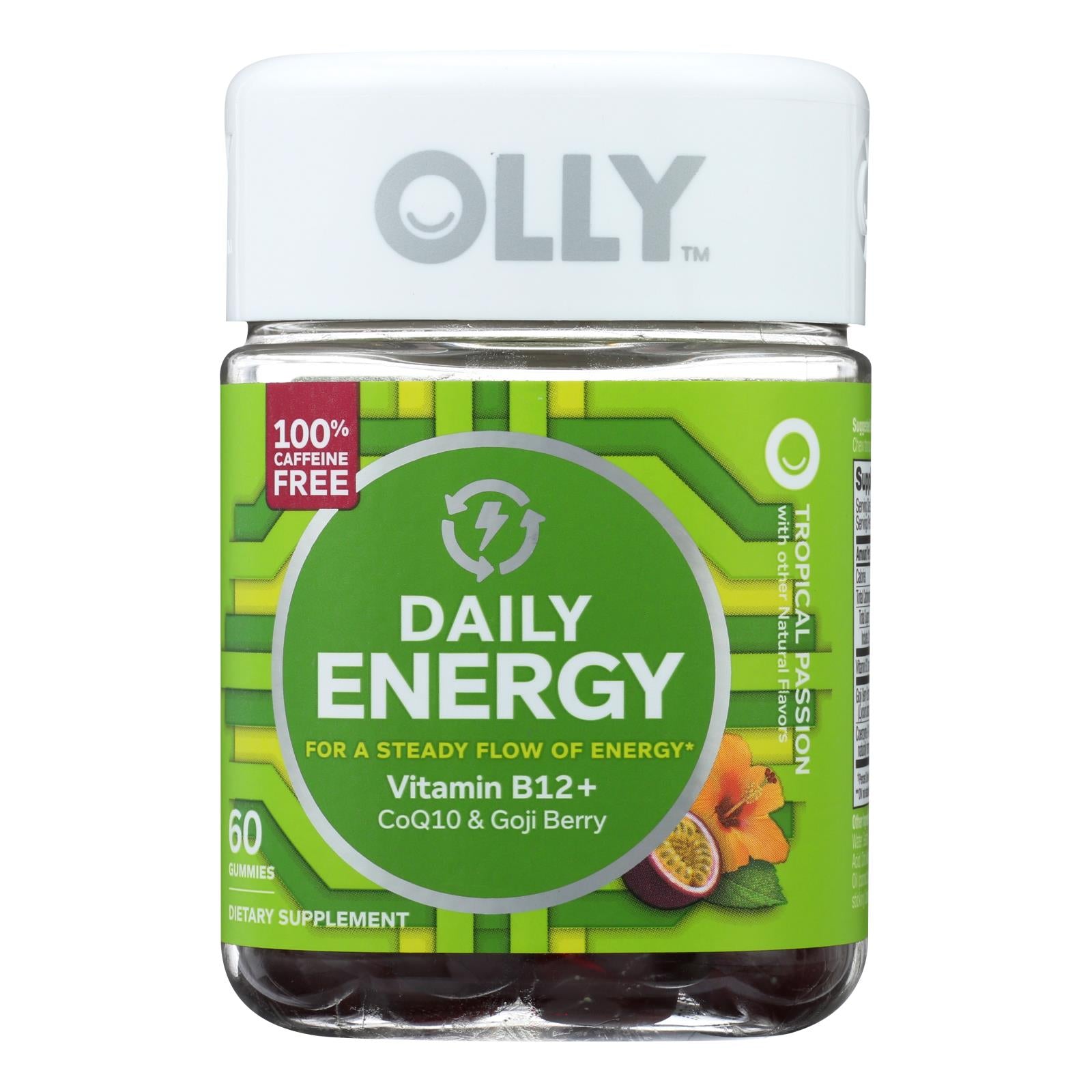 Olly - Daily Energy Gummy Tropic - 60 Ct - GreatEagleInc