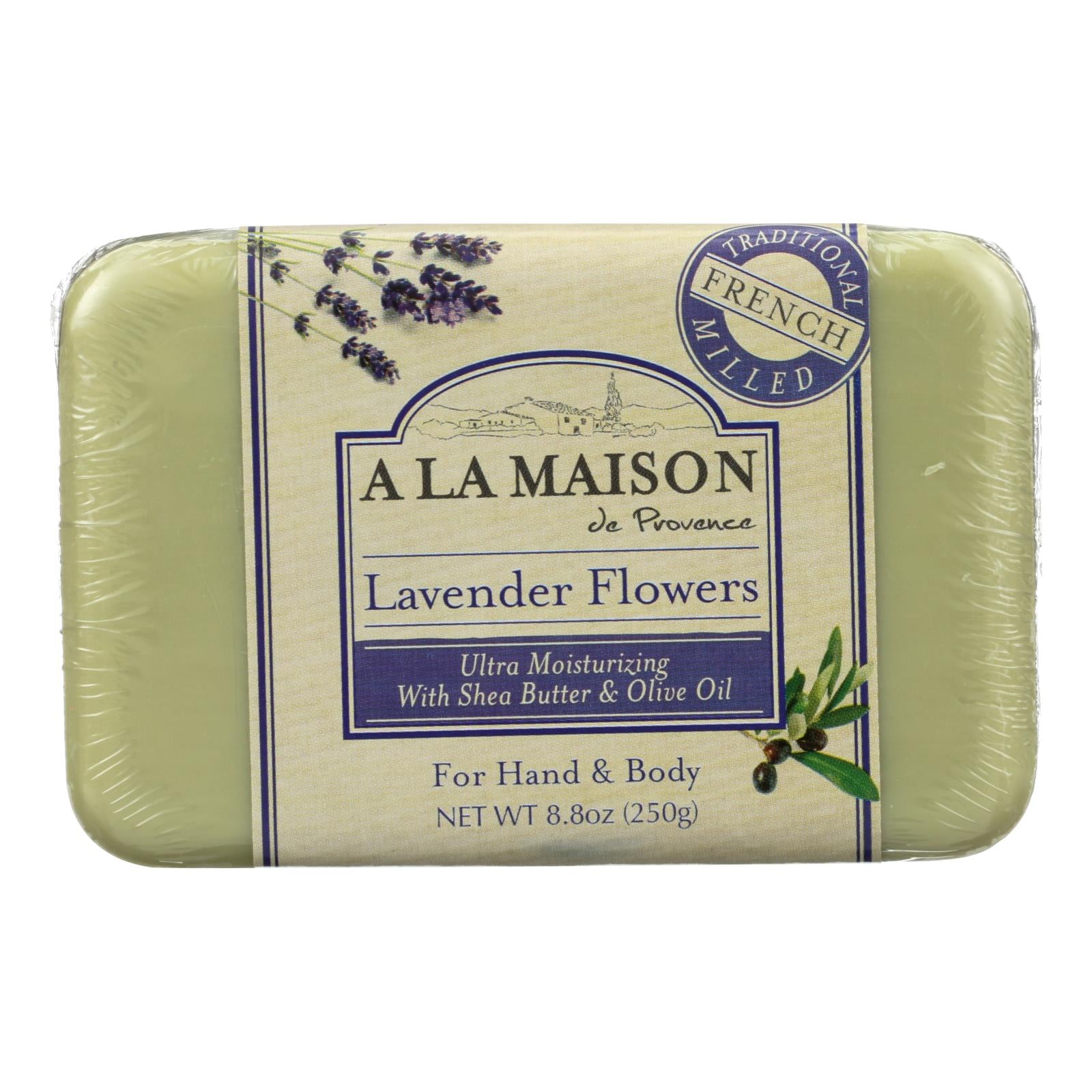 A La Maison - Bar Soap - Lavender Flowers - 8.8 Oz - GreatEagleInc
