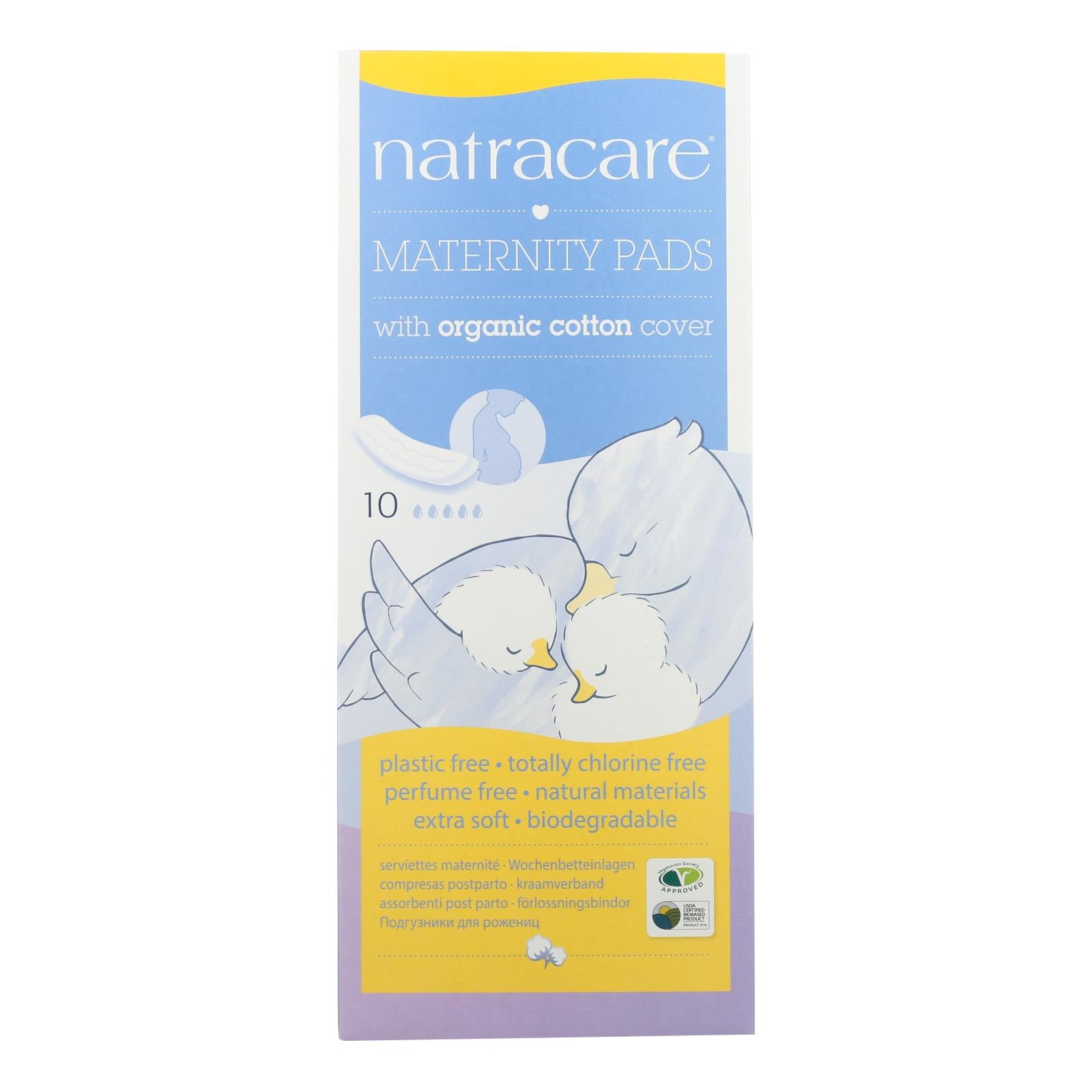 Natracare New Mother Natural Maternity Pads - 10 Pads - GreatEagleInc