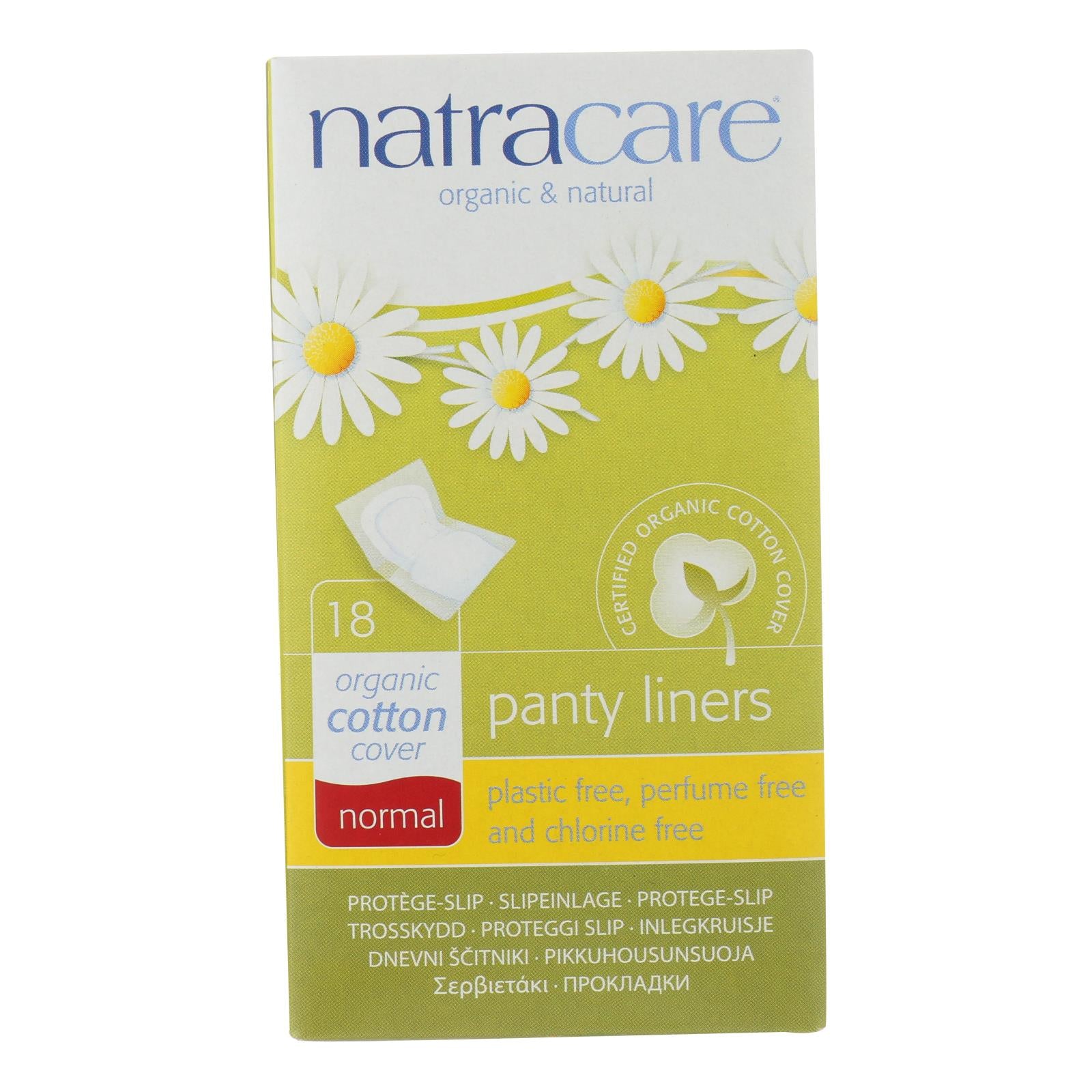 Natracare Panty Liner - Normal Wrapped - 18 Ct - GreatEagleInc