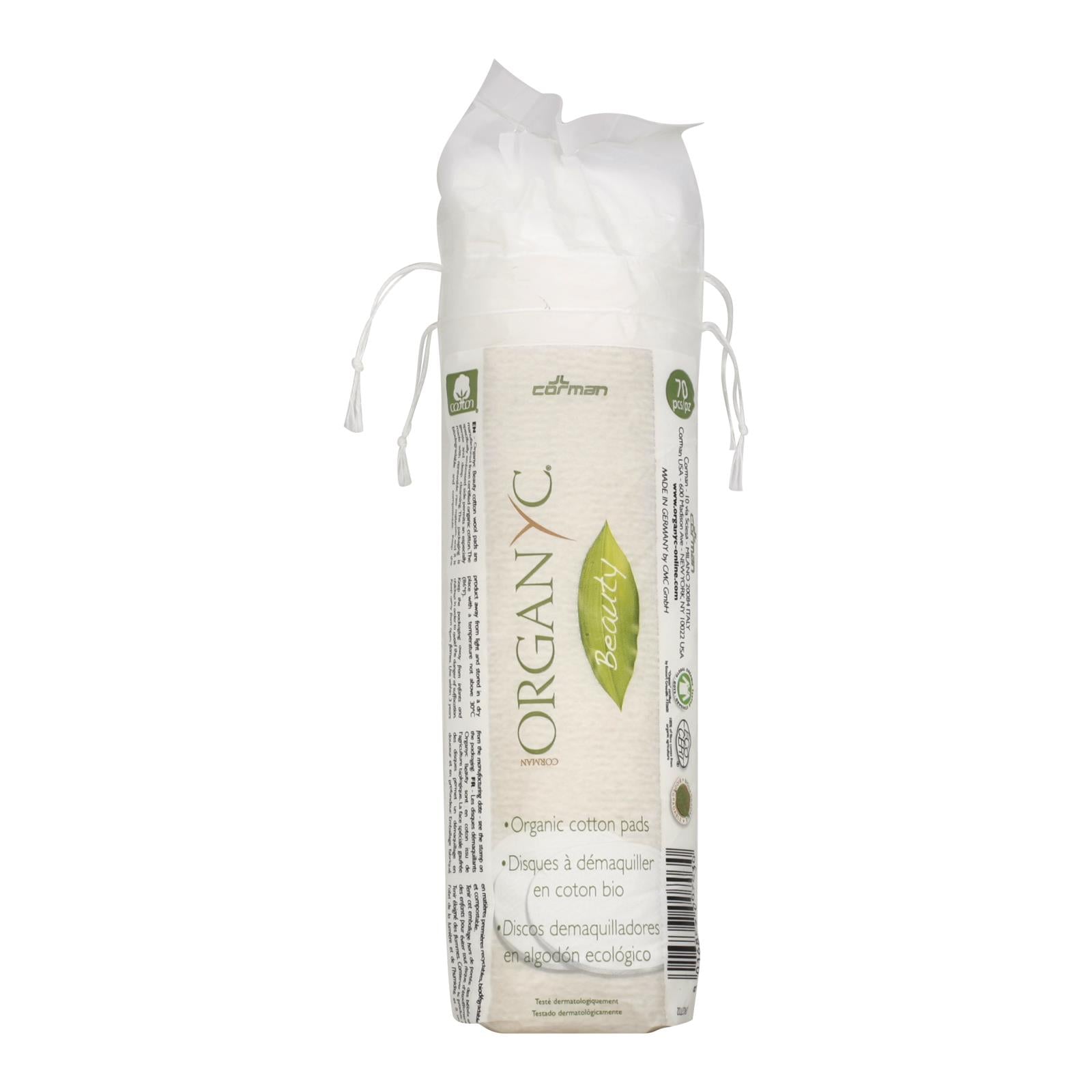 Organyc Beauty Cotton Pads - 70 Pack - GreatEagleInc