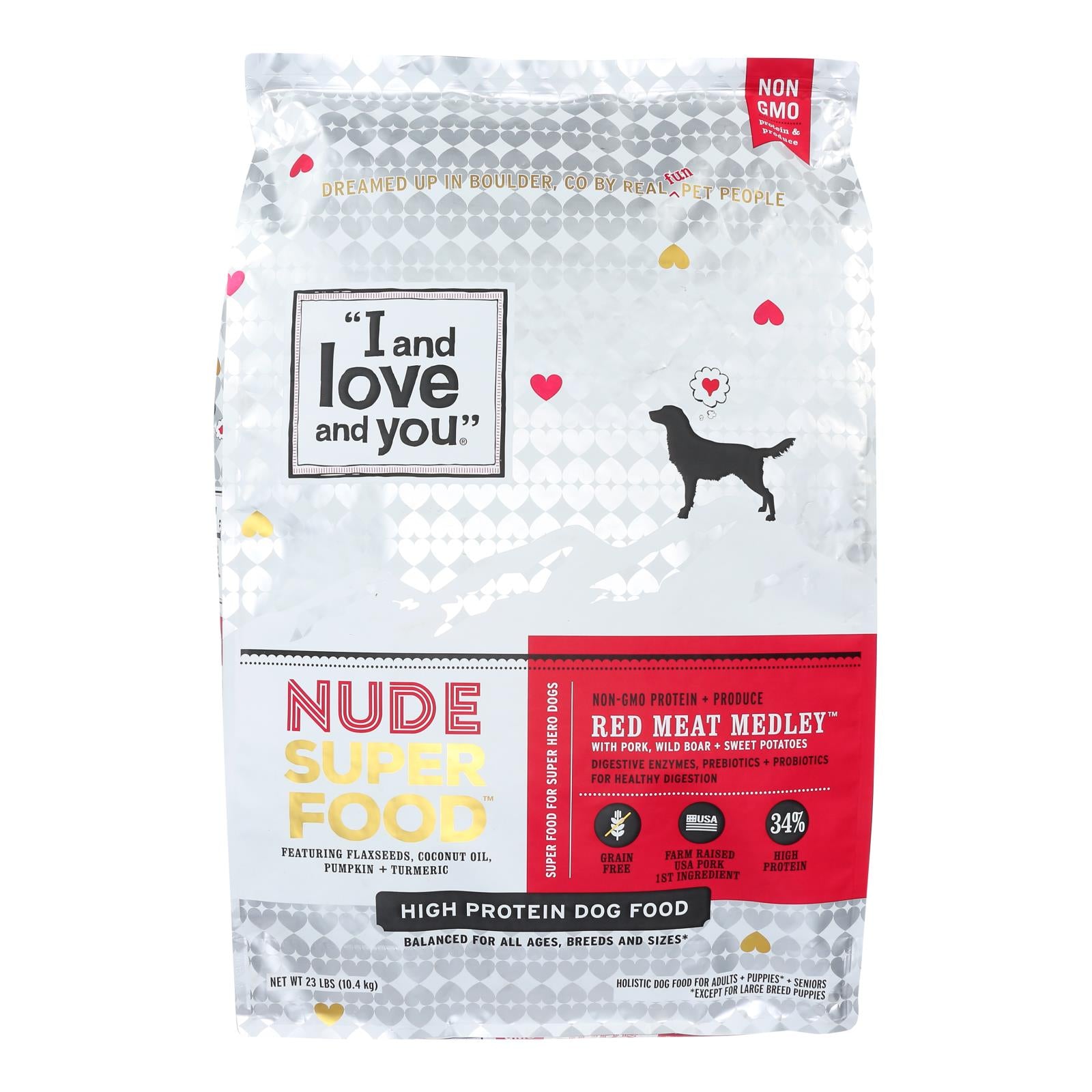 I And Love And You I And Dog Kibble Red Meat - 23 Lb. - GreatEagleInc