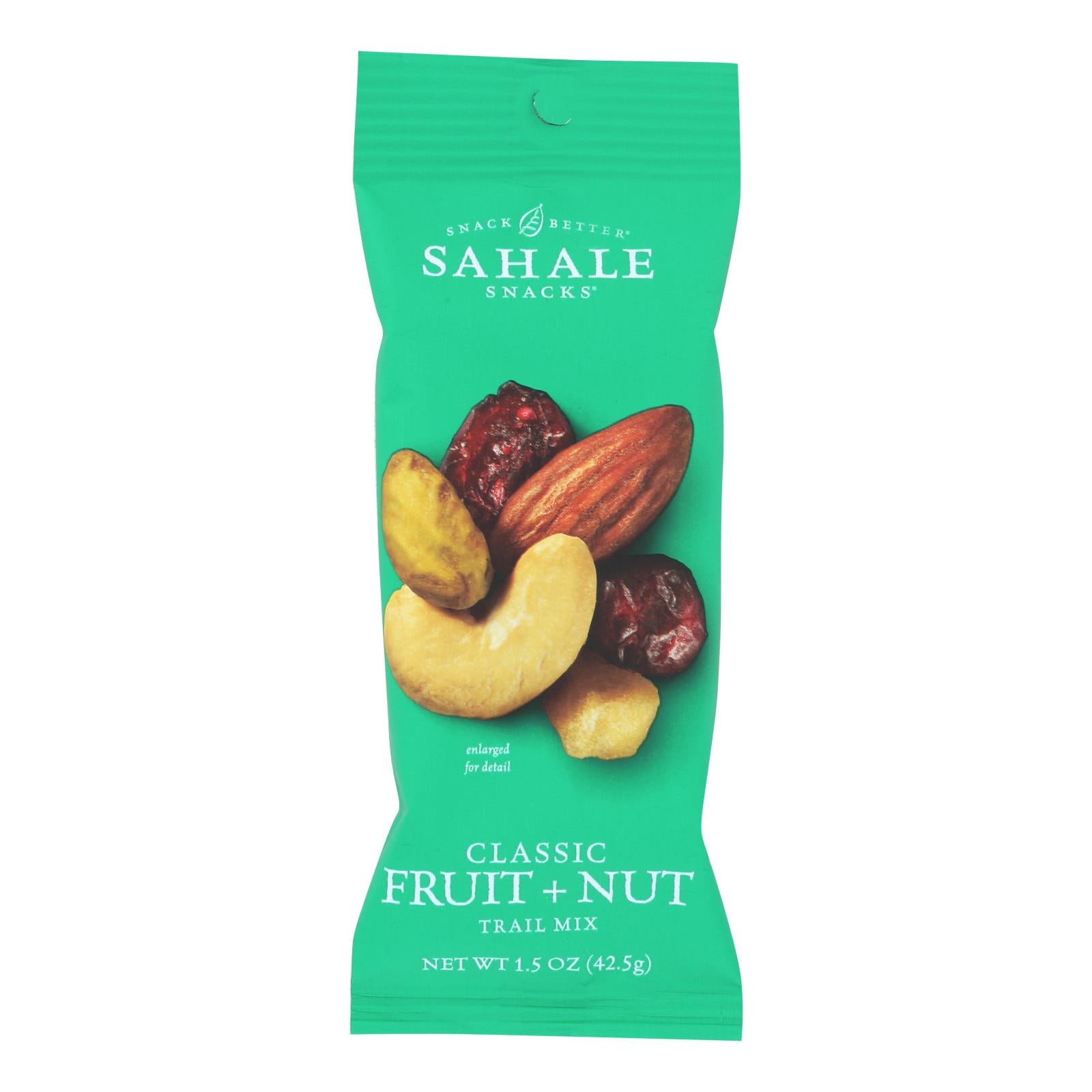 Sahale Snacks Trail Mix - Classic Fruit And Nut Blend - 1.5 Oz - Case Of 9 - GreatEagleInc