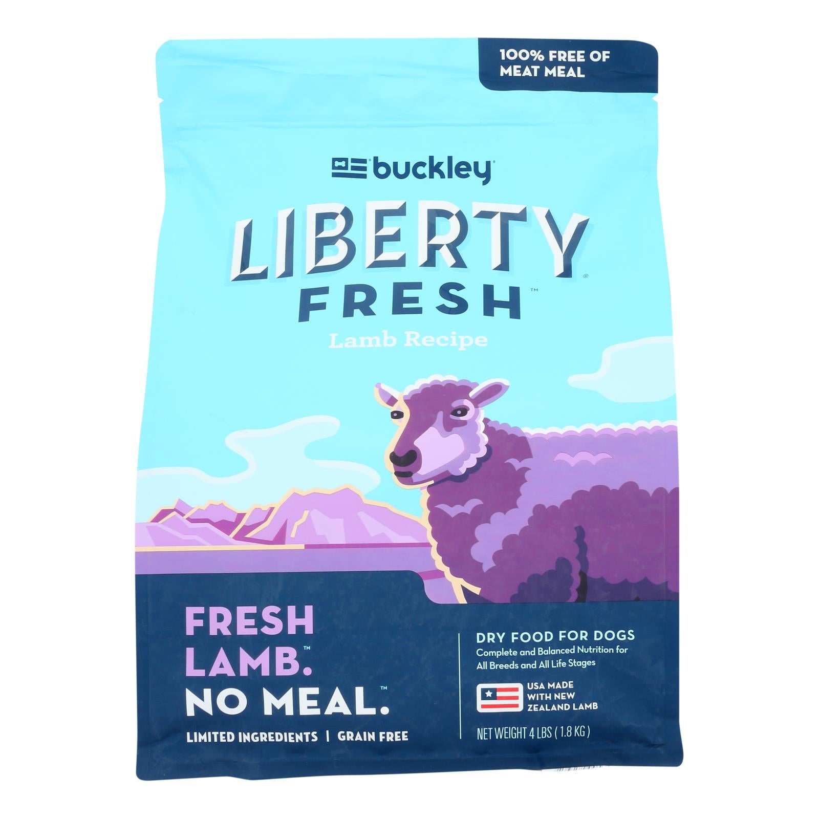 Buckley - Liberty Fresh Lamb - Case Of 6 - 4 Lb - GreatEagleInc