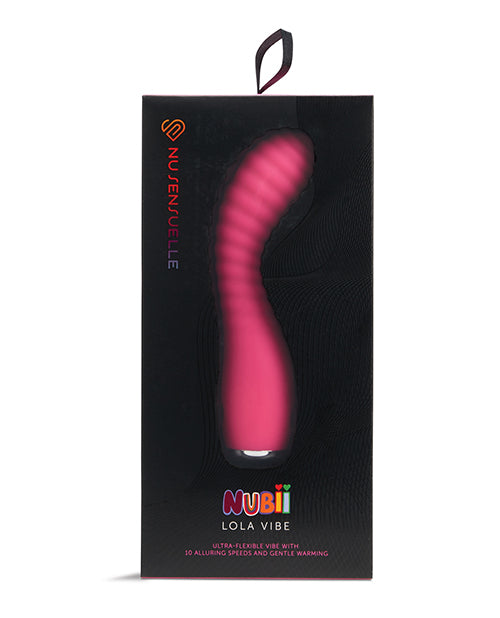 Nu Sensuelle Lola Nubii Flexible Warming Vibe - GreatEagleInc