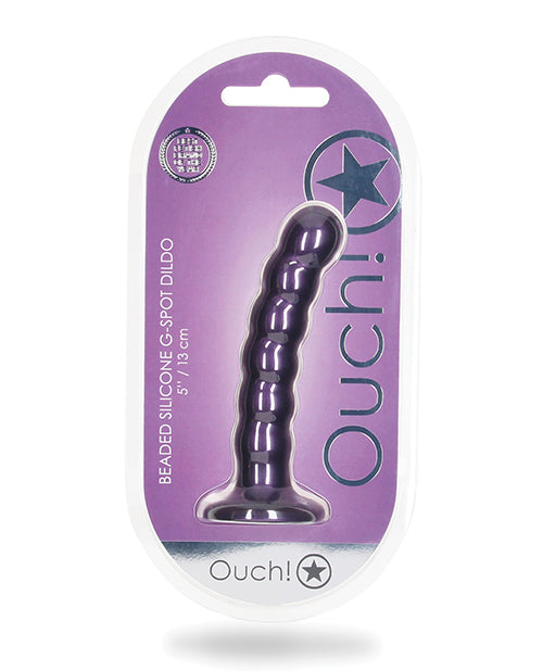Shots Ouch 5" Beaded G-spot Dildo - GreatEagleInc