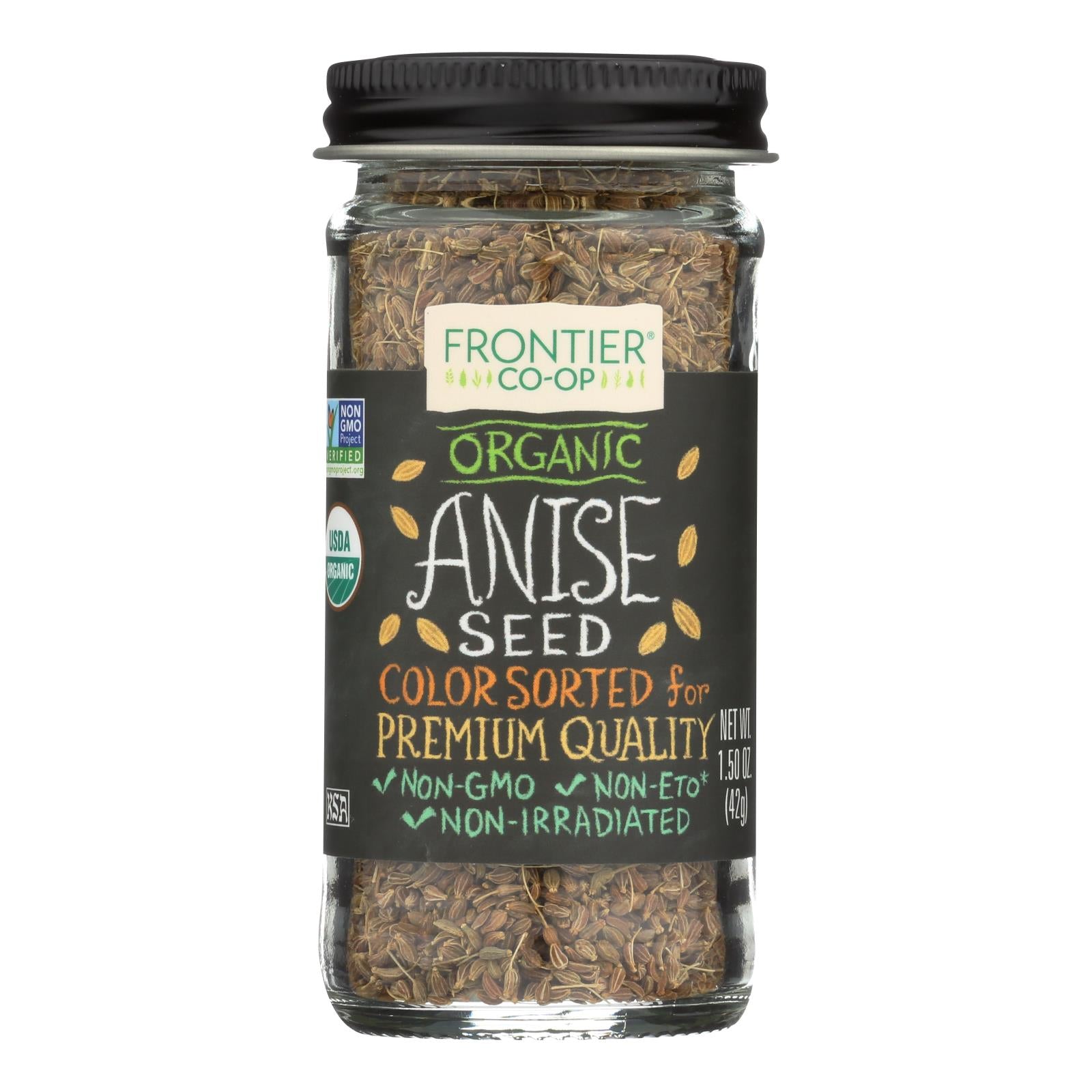 Frontier Natural Products Coop - Anise Seed Whole - 1 Each-1.50 Oz - Home & Garden